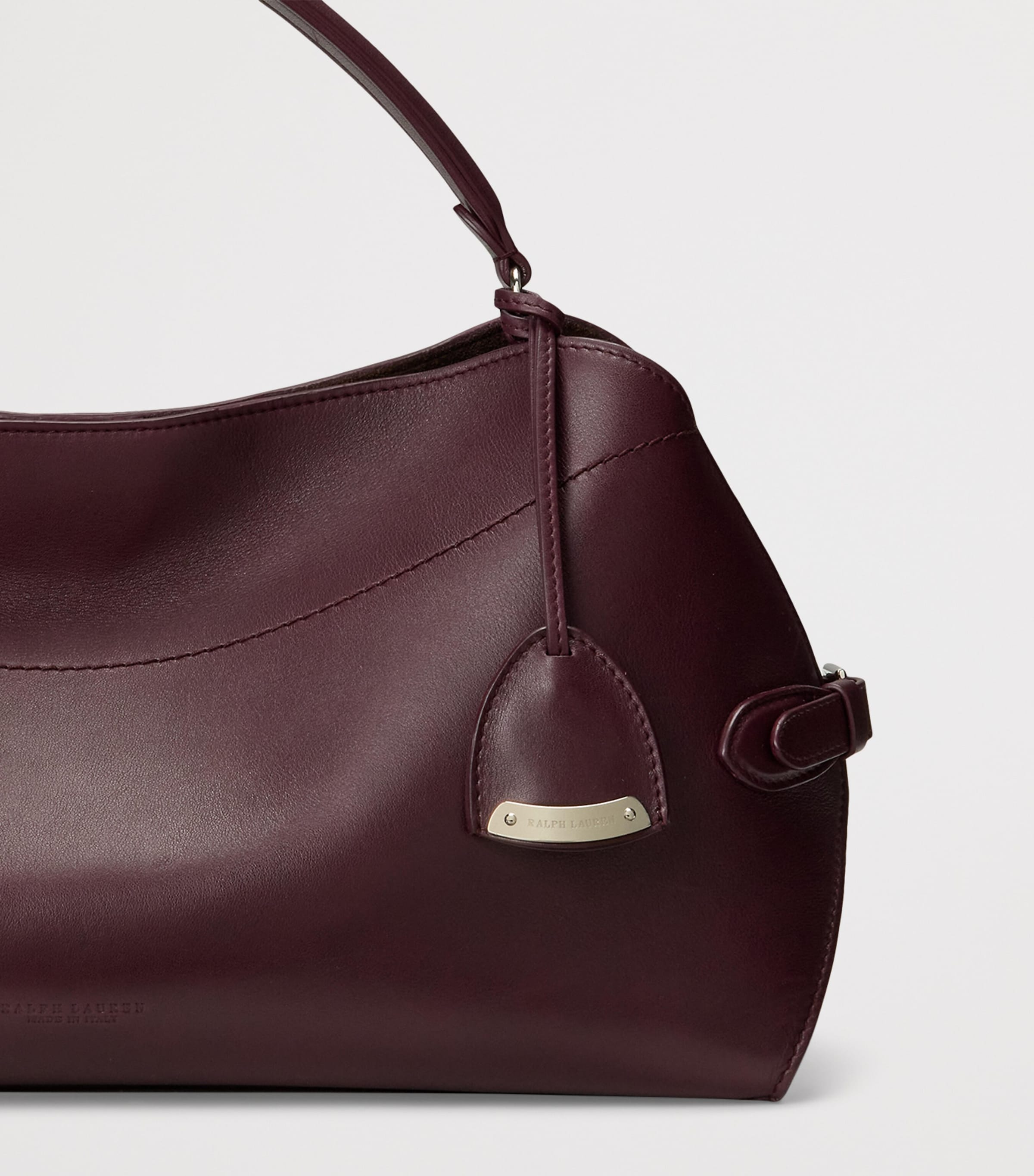 Calfskin The Ralph Shoulder Bag BURGUNDY Image 5