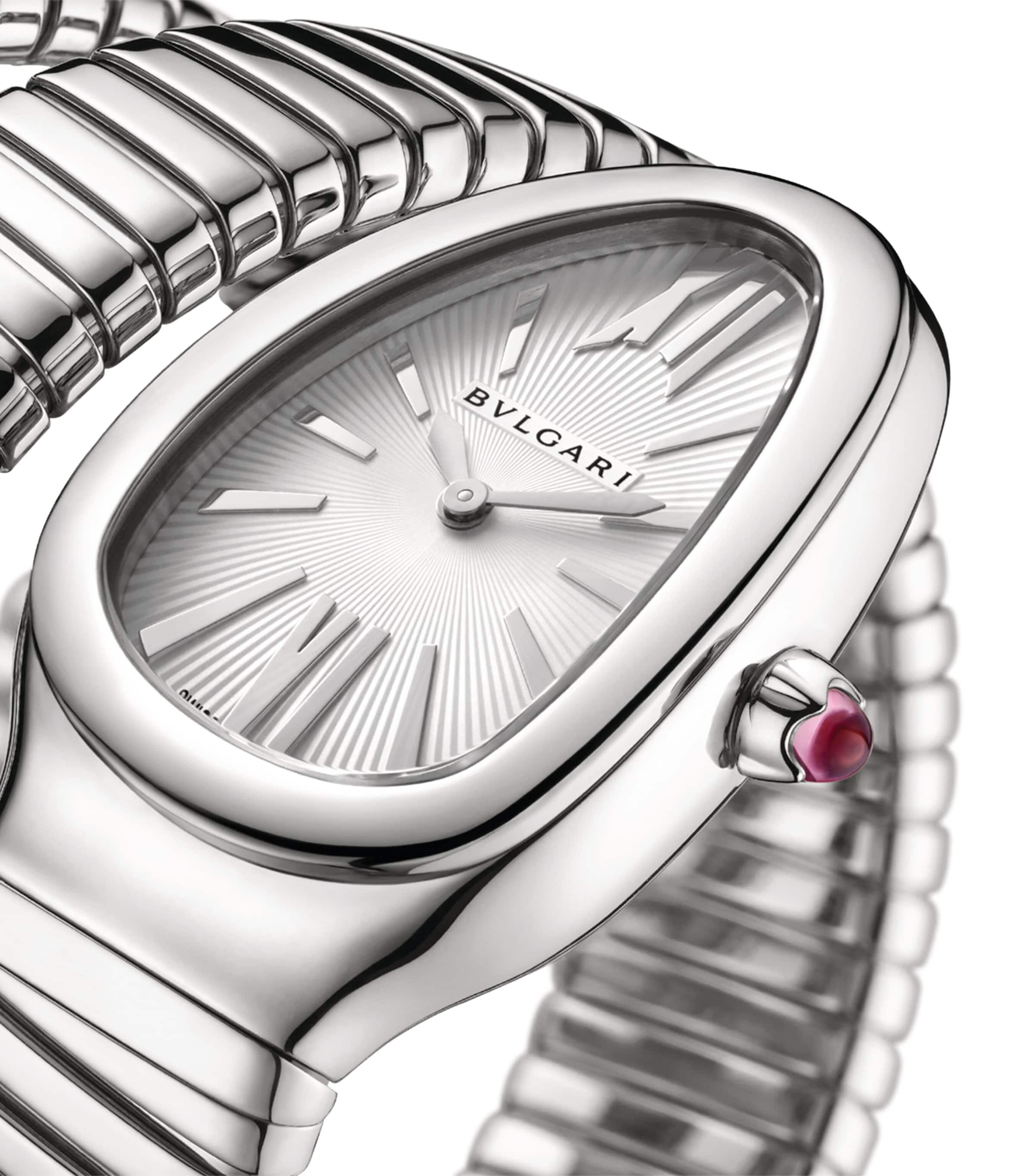 Bvlgari Stainless Steel Serpenti Tubogas Watch 35mm Grey Image 2