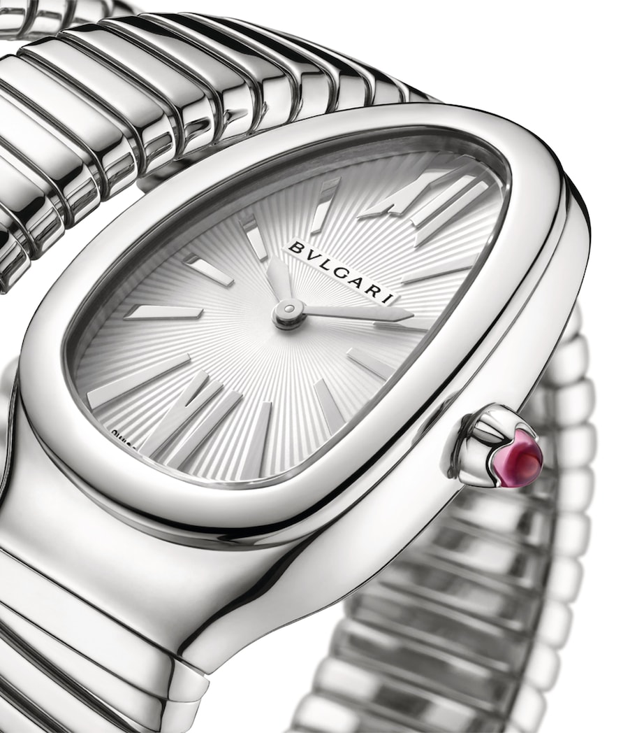 Stainless Steel Serpenti Tubogas Watch 35mm GREY Image 2