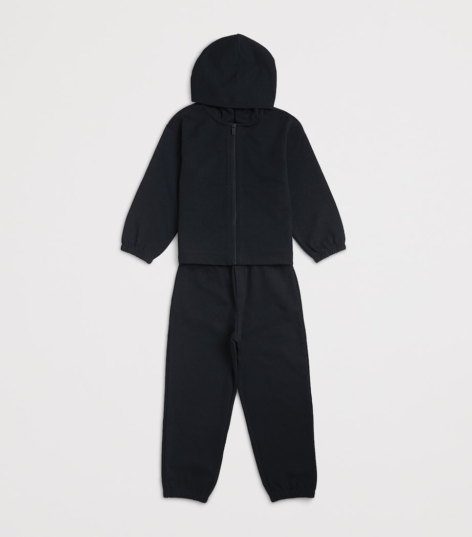 Emporio Armani Kids Logo Hoodie and Sweatpants Set (4-16 Years) Iconico Blu Nvy Image 3