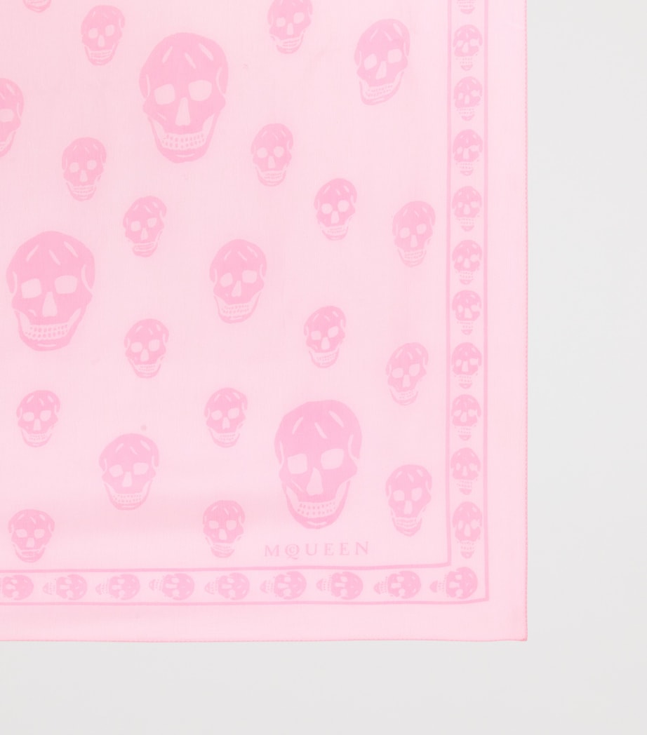 McQueen Silk Skull Scarf Image 2