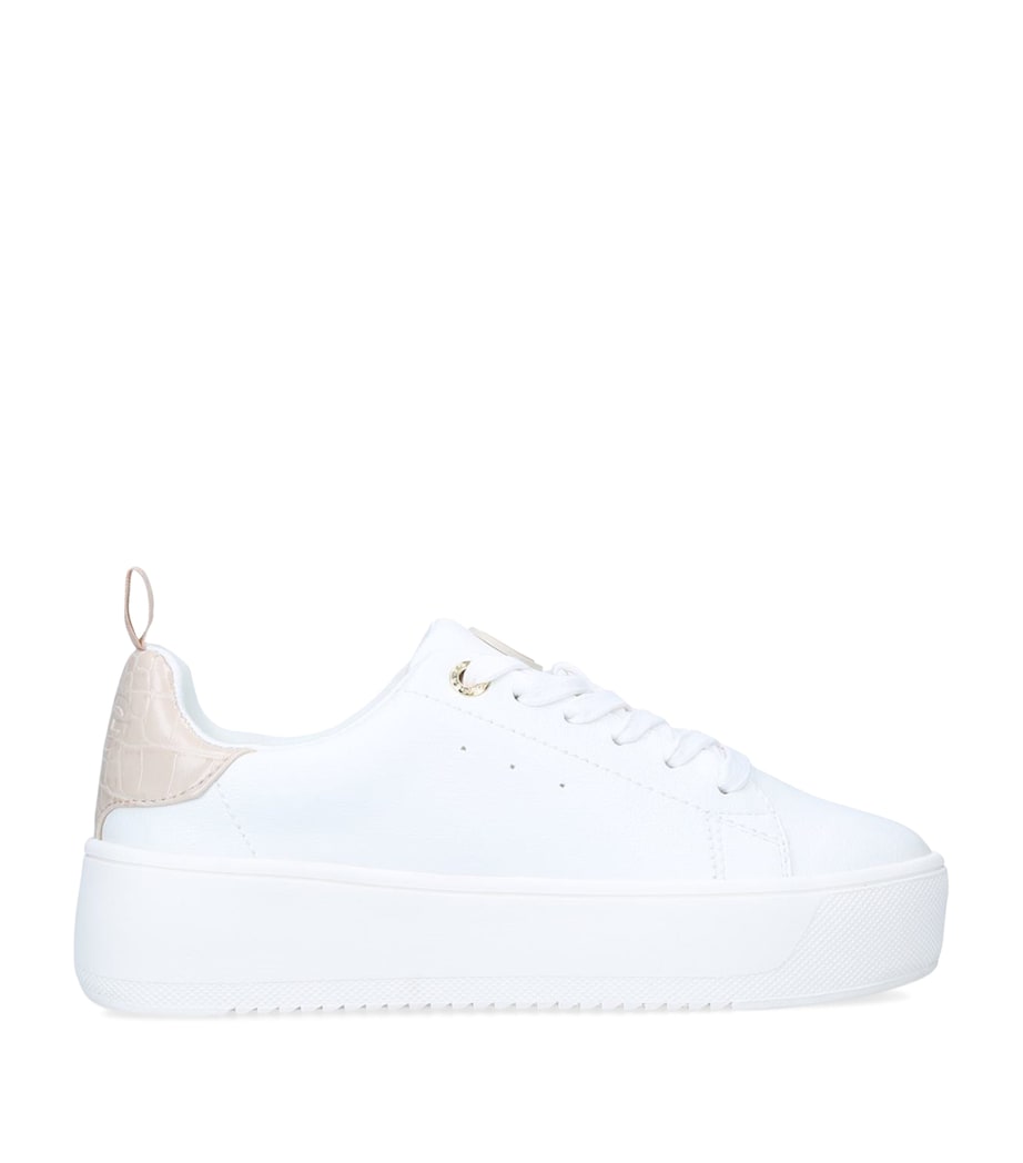 Lighter Lace Up Sneakers PALE PINK Image 1