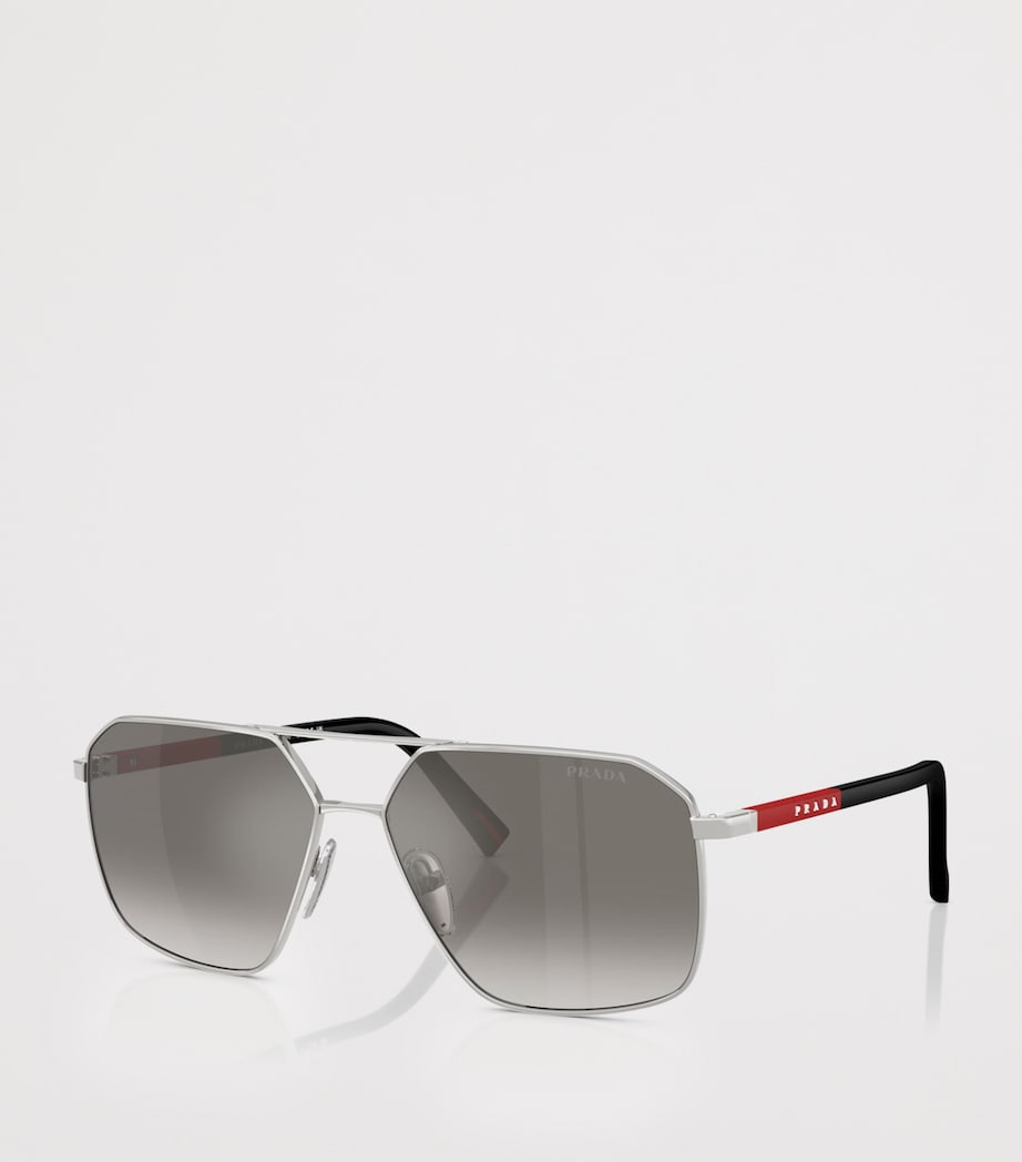 Prada Linea Rossa Metal A50S Aviator Sunglasses Image 2
