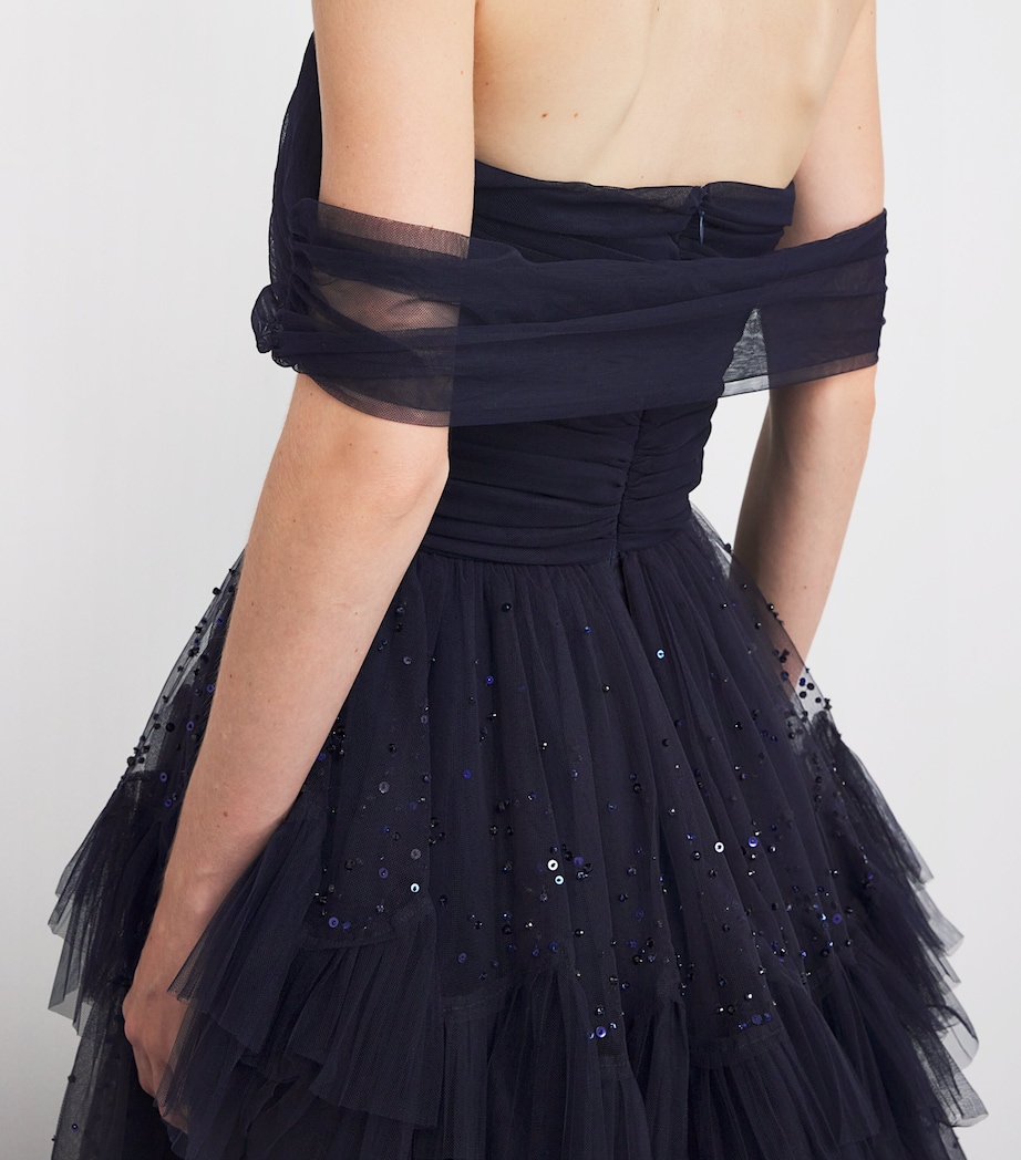 Sequin-Detail Queenie Gown 2117 MKGBD BLU T BDG Image 6