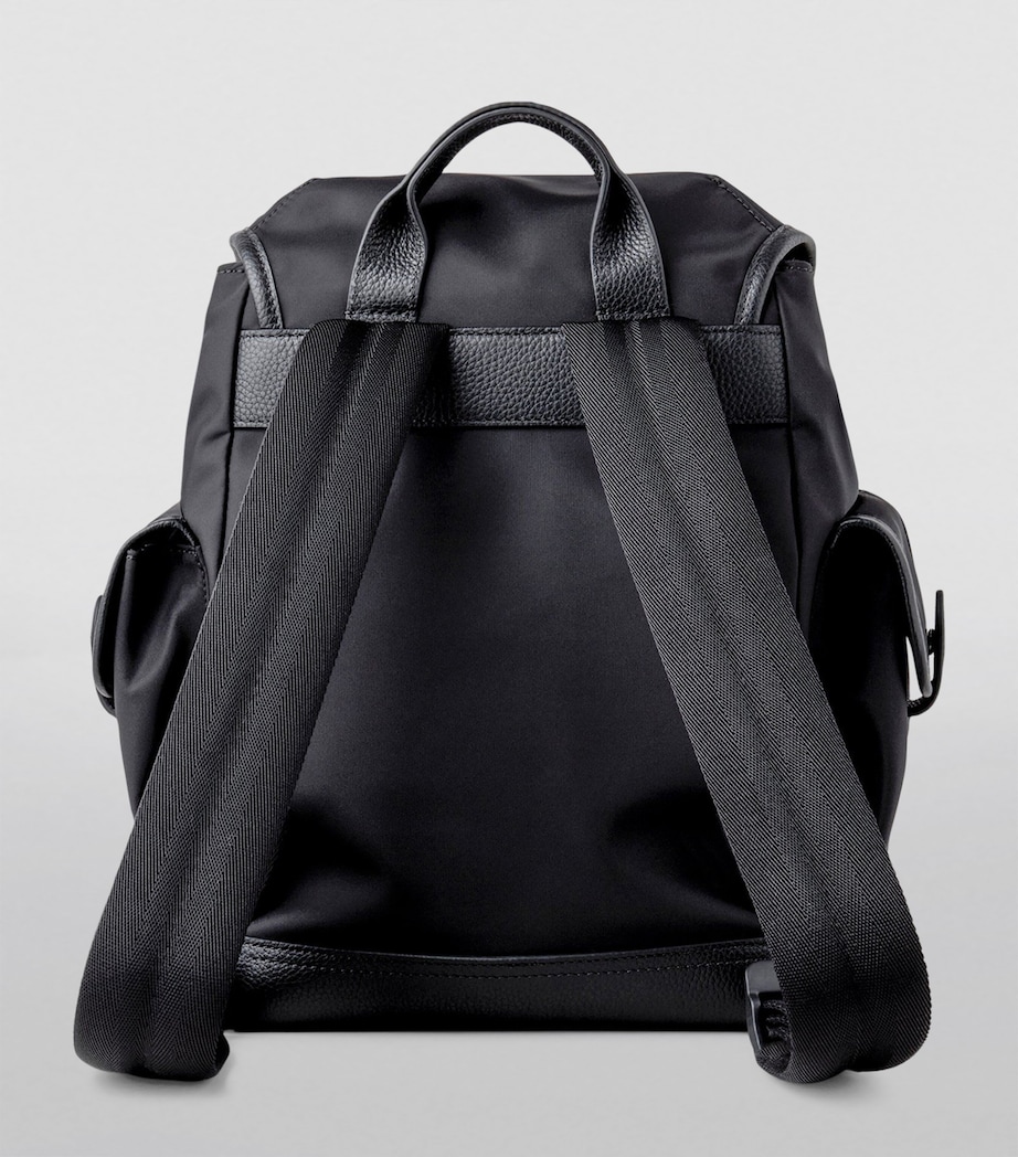 Mini Nylon Heritage Backpack BLACK Image 4