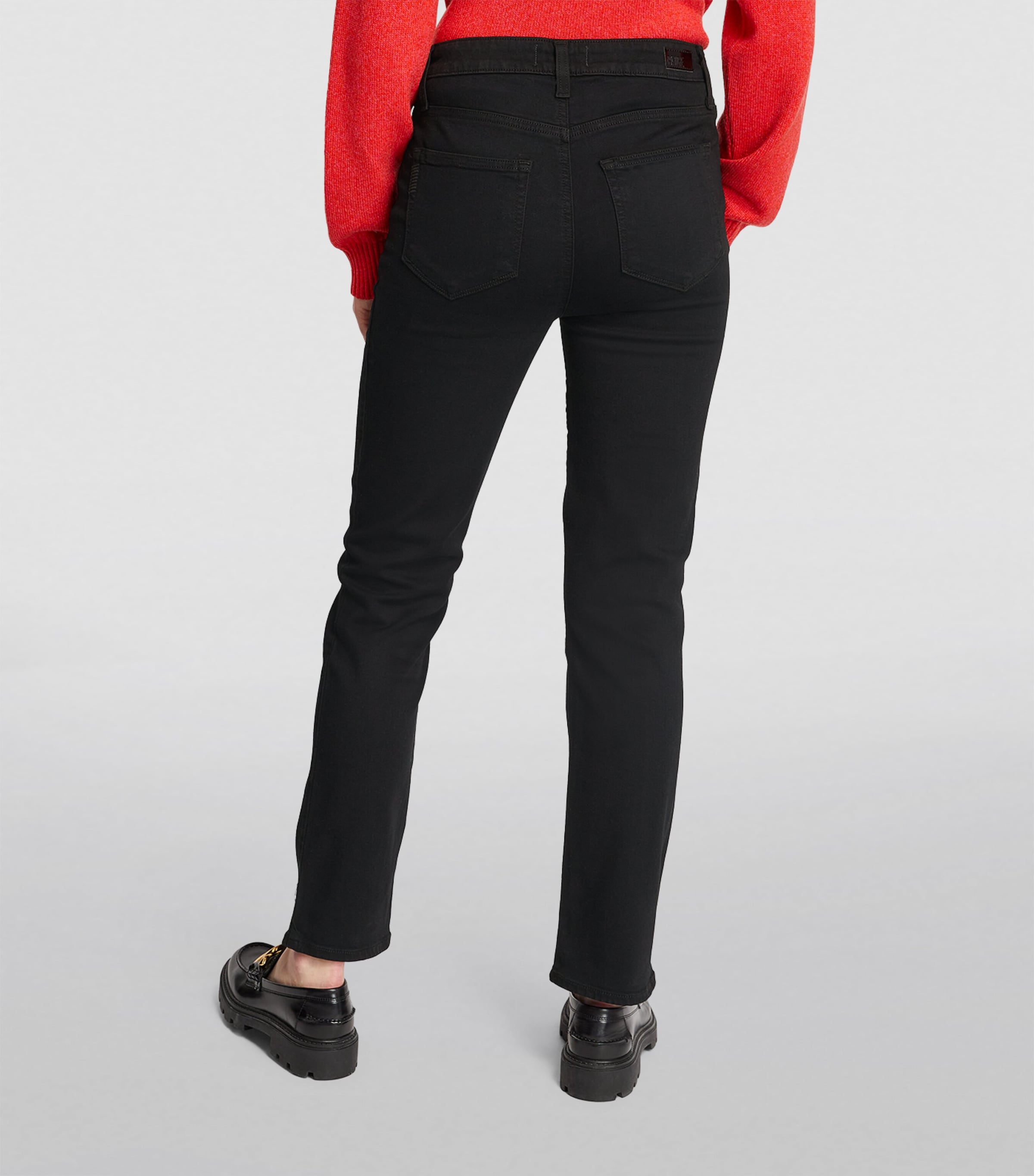 Cindy High-Rise Straight Jeans BLACK SHADOW Image 4