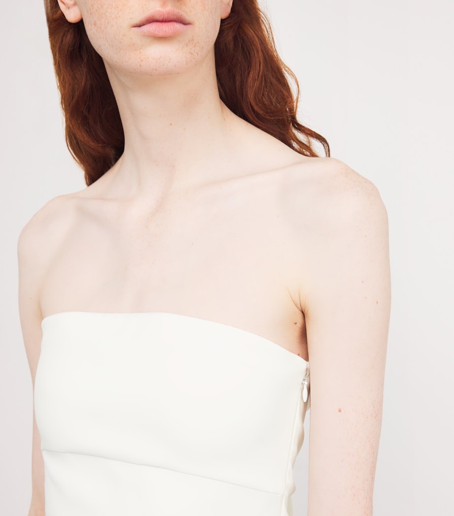 Strapless The Bustier Maxi Dress 100 WHITE Image 4