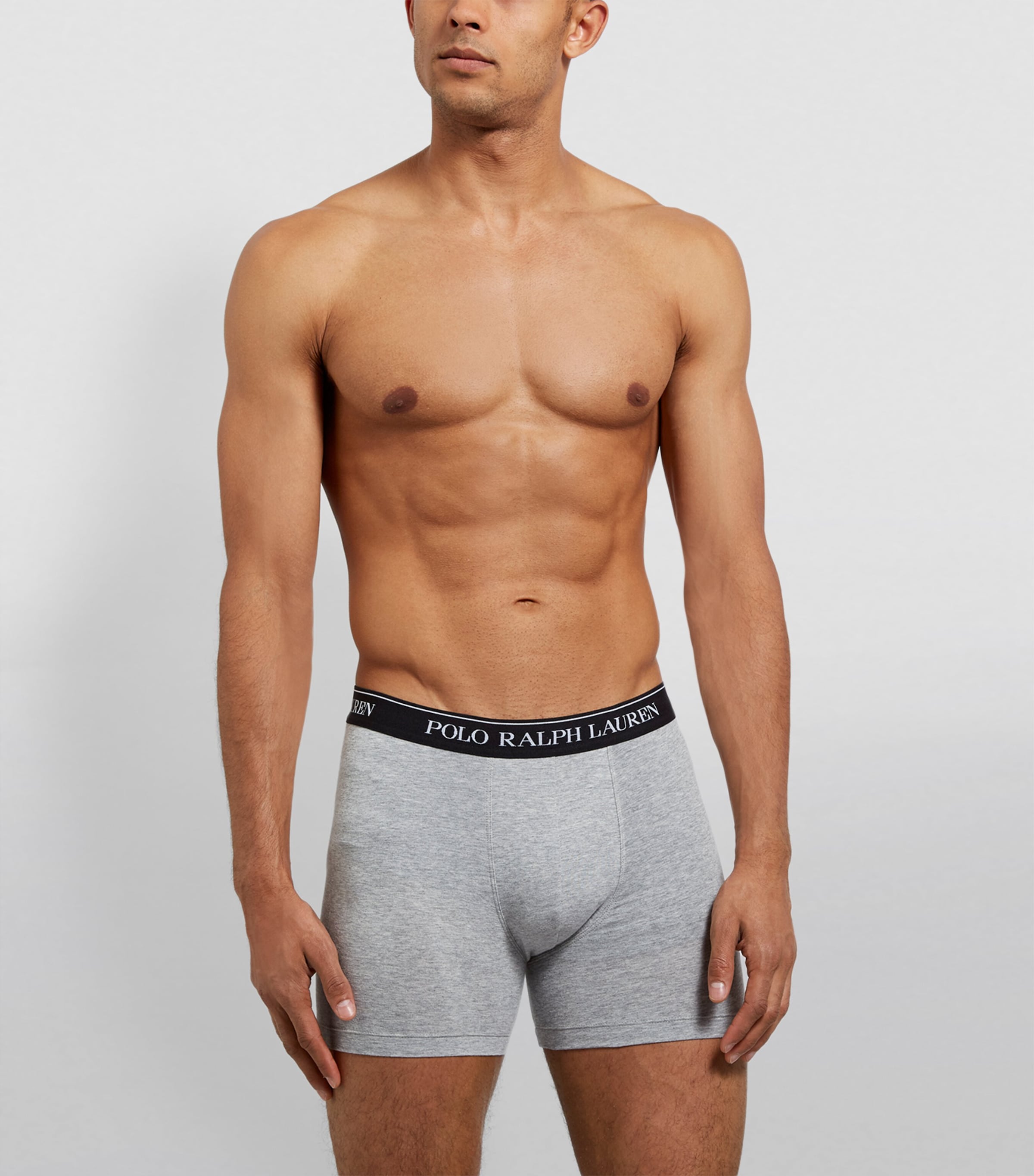 Logo Boxers (Pack Of 3) WHT/BLK/GRY Image 2