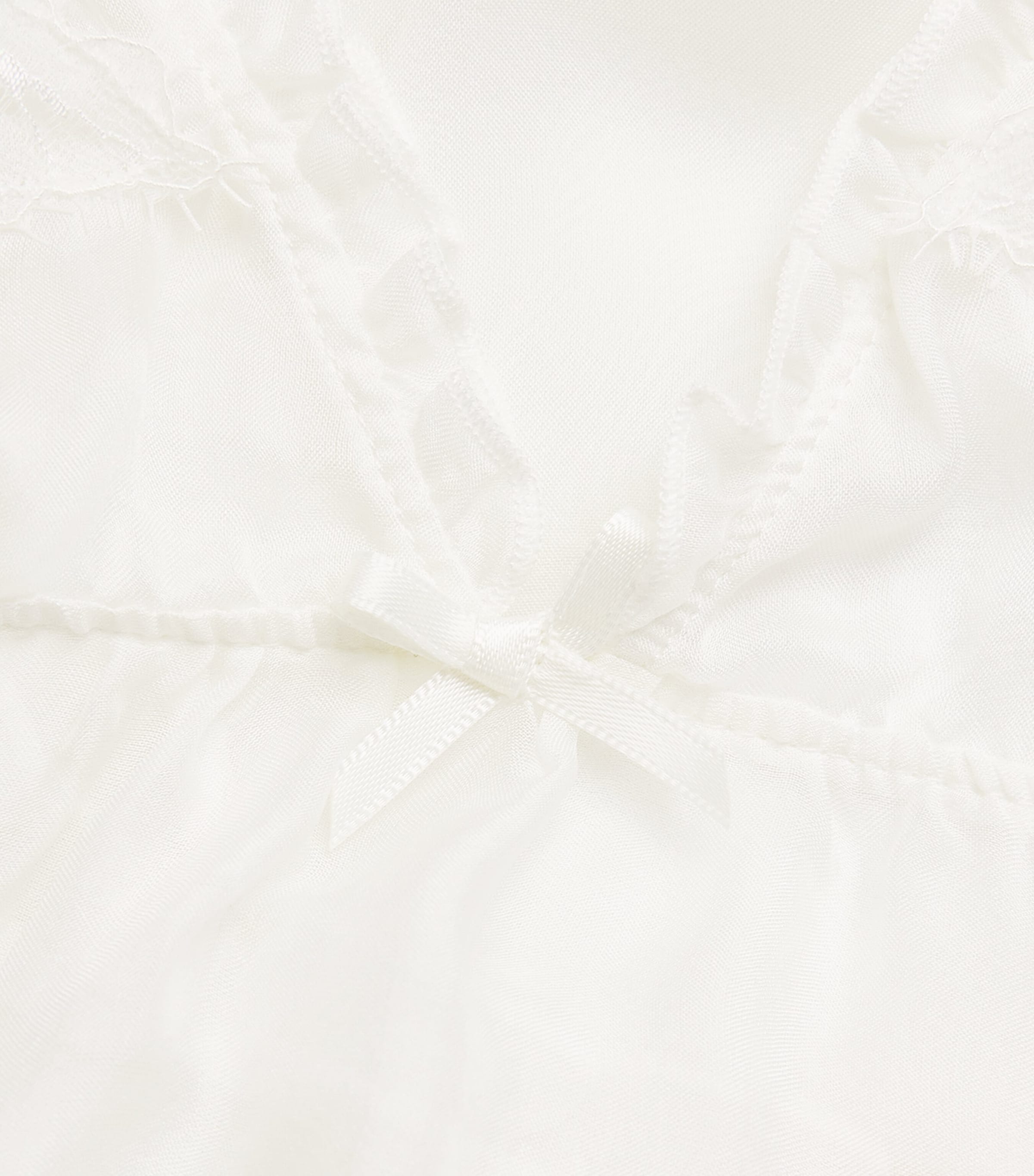 Skims Womens Silk Bridal Romance Babydoll Slip Ivory Image 4