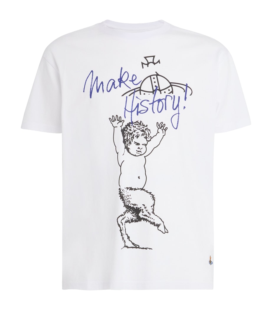 Cotton Make History T-Shirt A401 WHITE Image 1