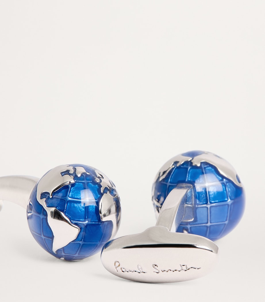 Globe Cufflinks 47_NAVY Image 6