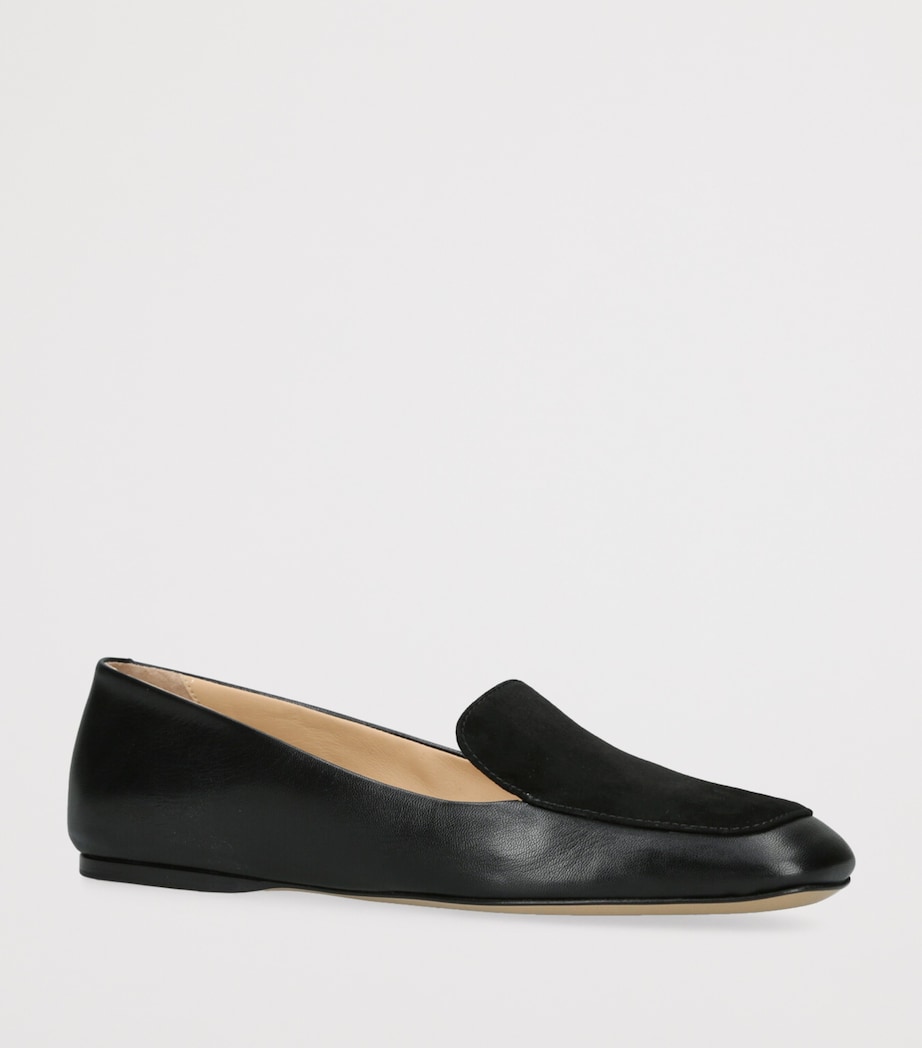 Leather Aveda Flats BLACK Image 3