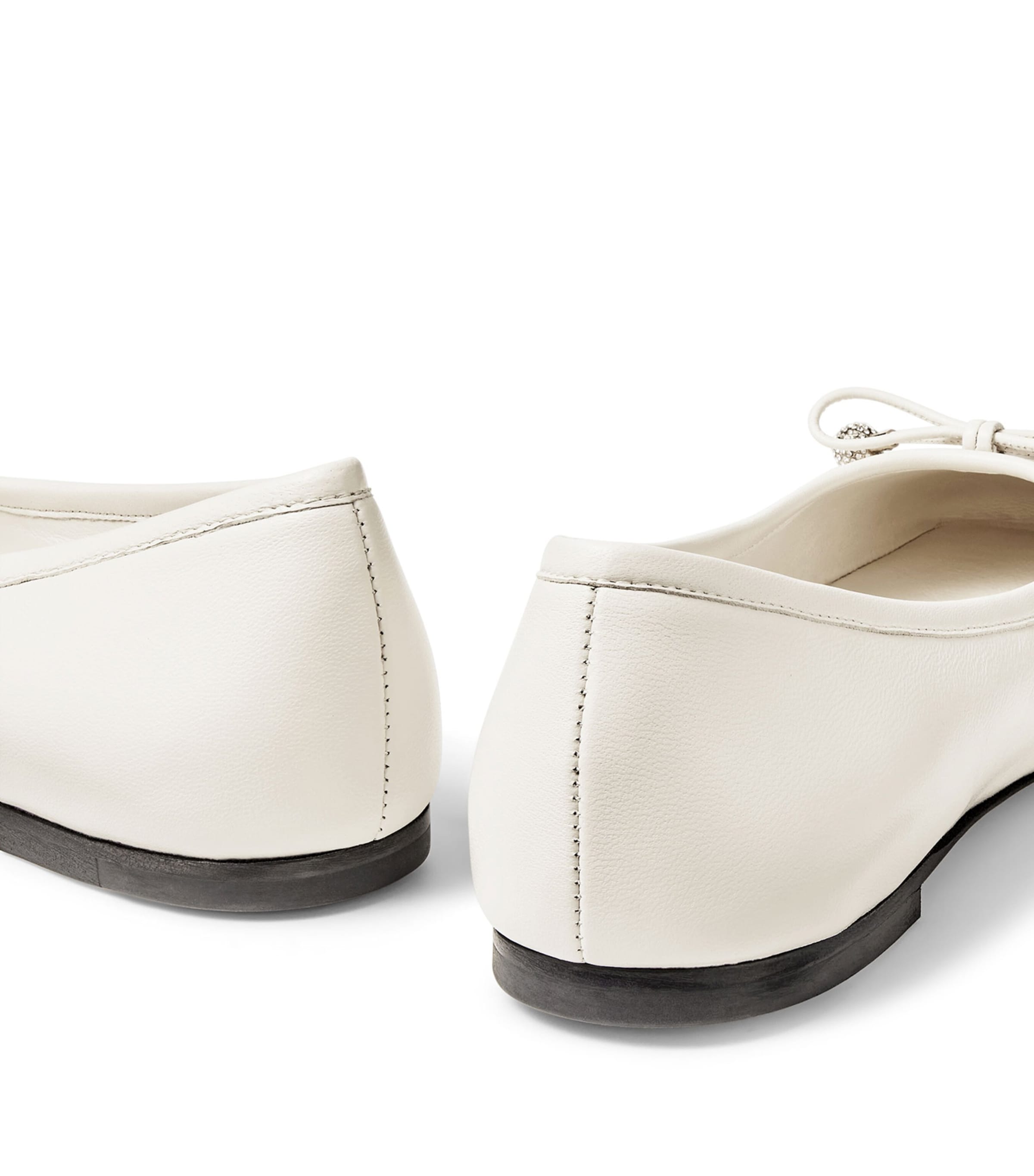 Elme Lambskin Ballet Flats LATTE Image 7