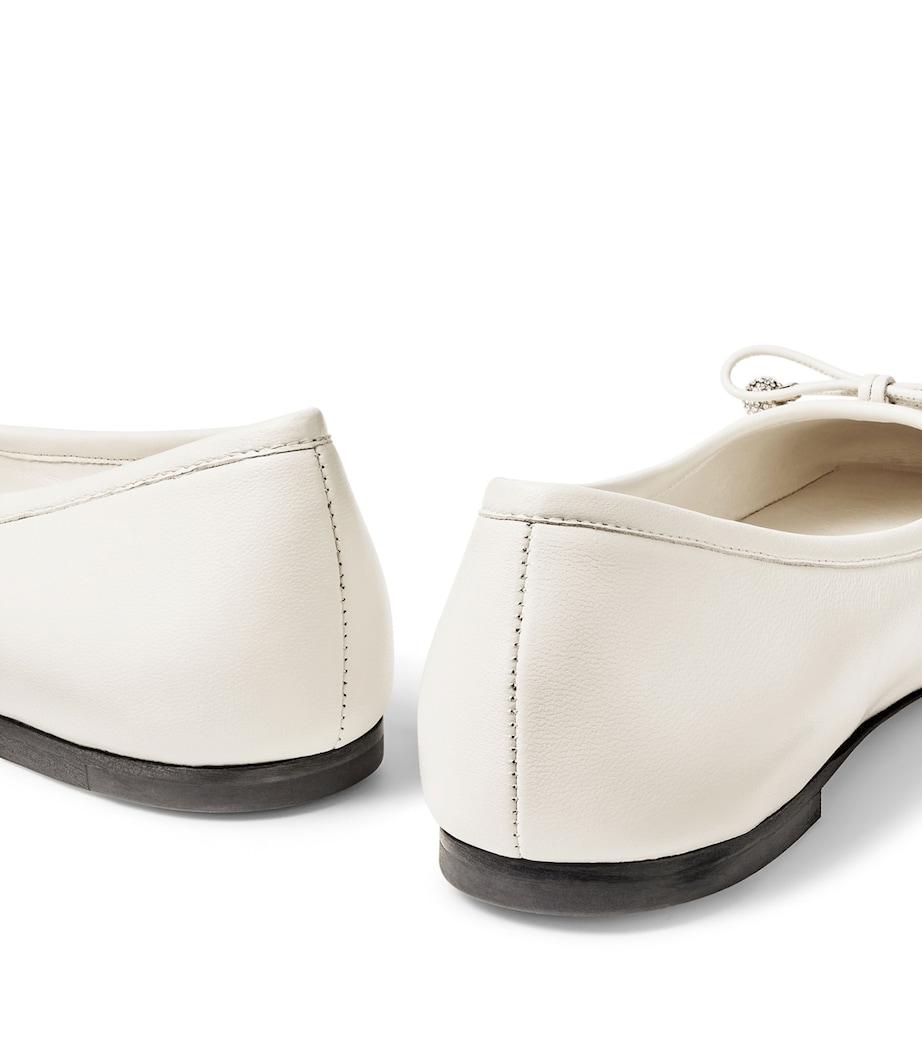 Elme Lambskin Ballet Flats LATTE Image 7