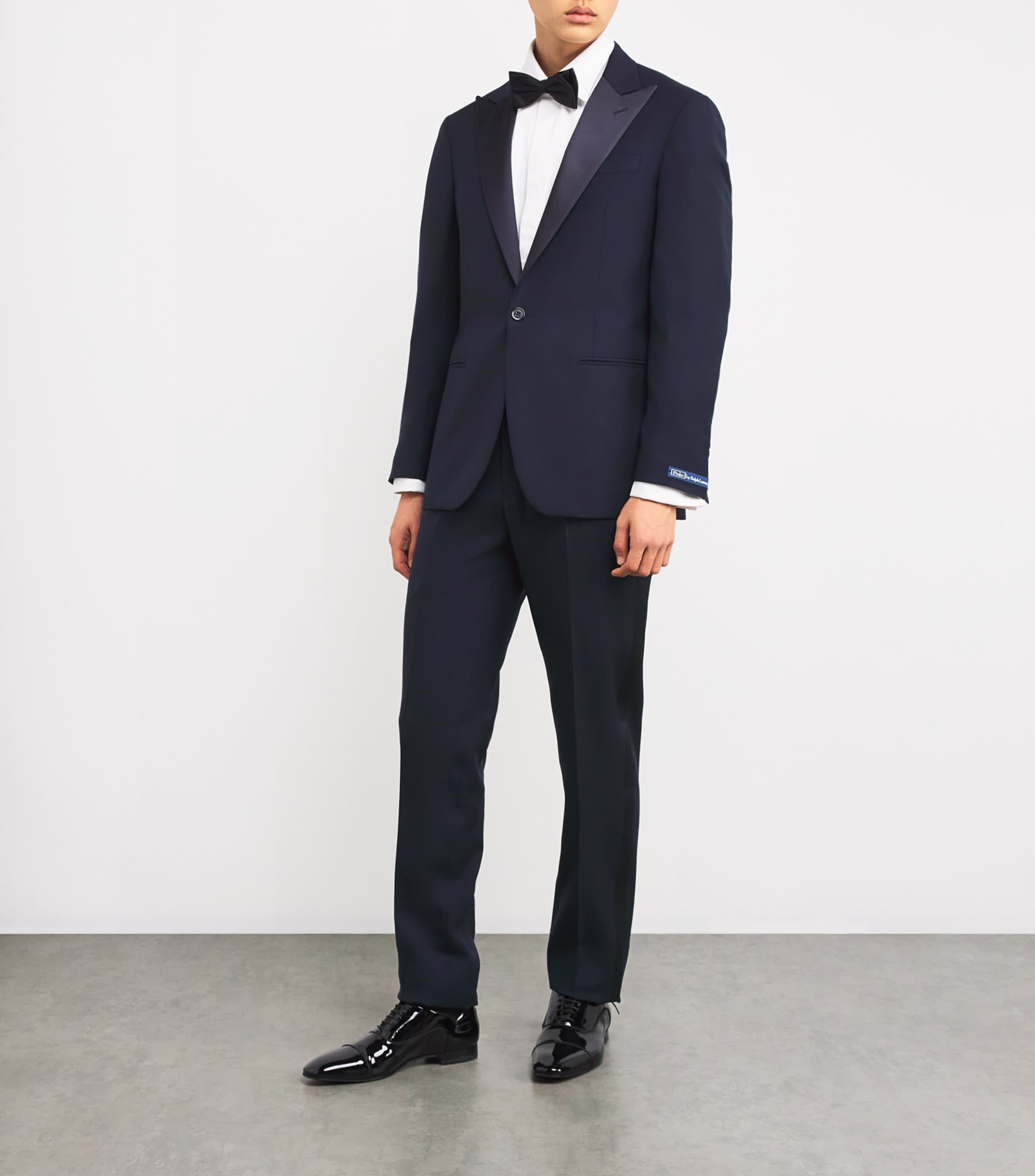 Wool 2-Piece Tuxedo NAVY Image 2