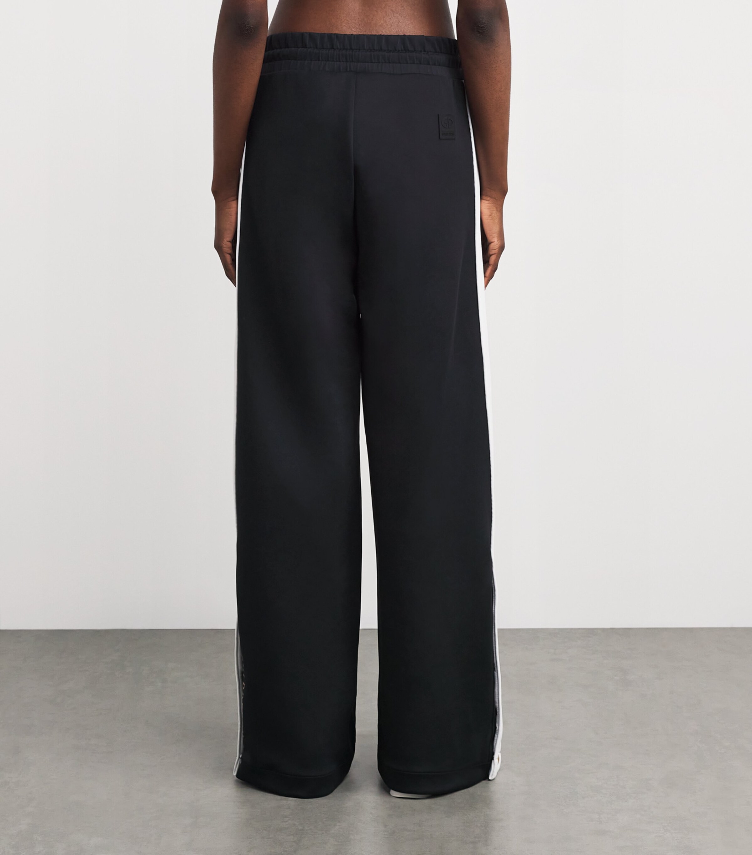 Goldbergh Womens Grimaud Wide-Leg Track Pants Black Image 4