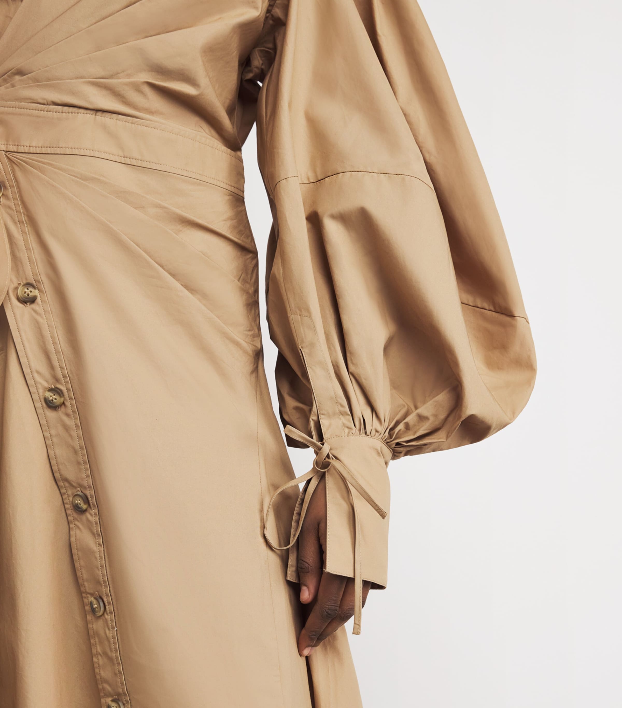 Cotton Rebellion Midi Dress OLV OLIVE Image 4