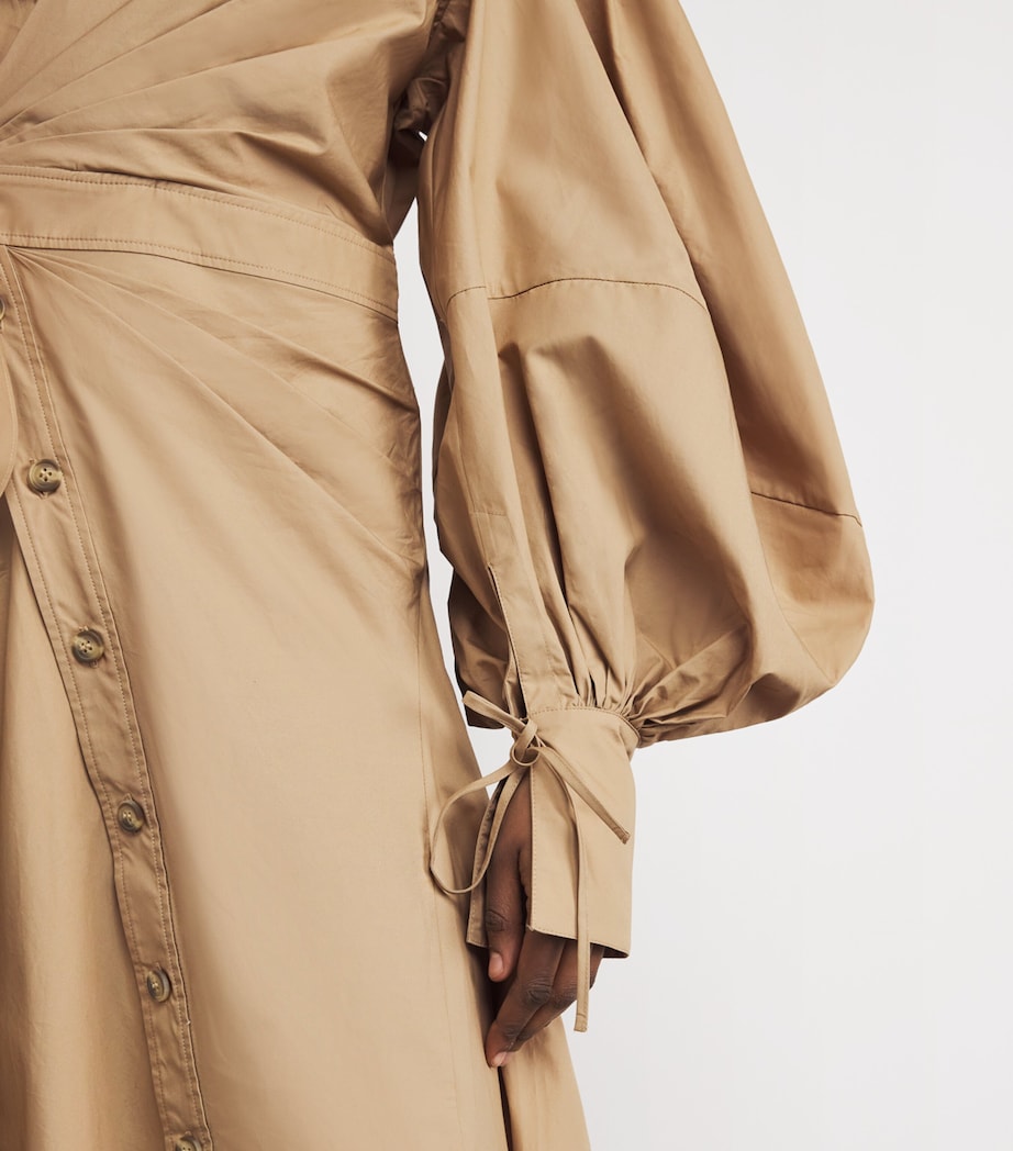 Cotton Rebellion Midi Dress OLV OLIVE Image 4