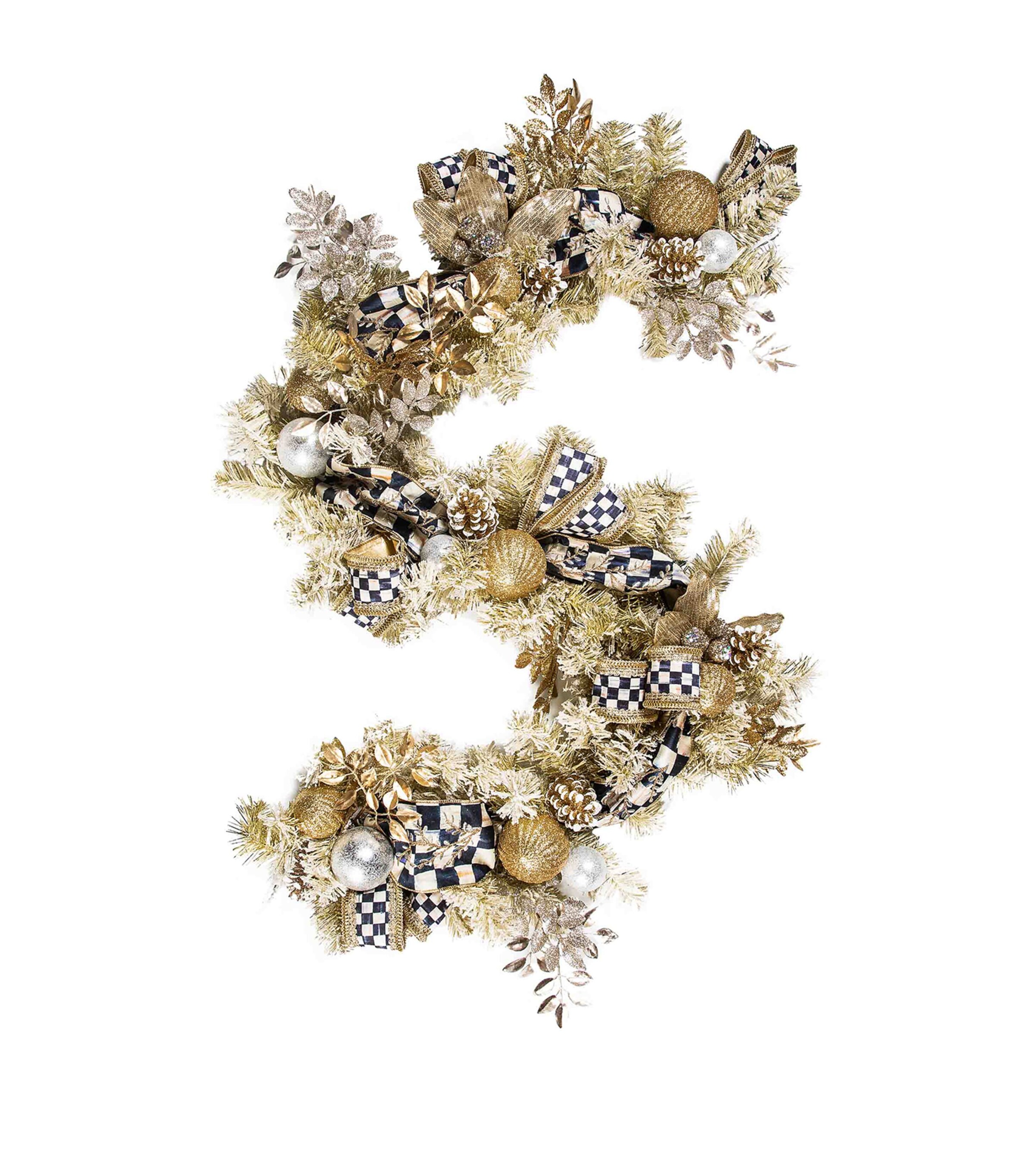 Mackenzie-childs Fabric Glam Up Illuminated Garland