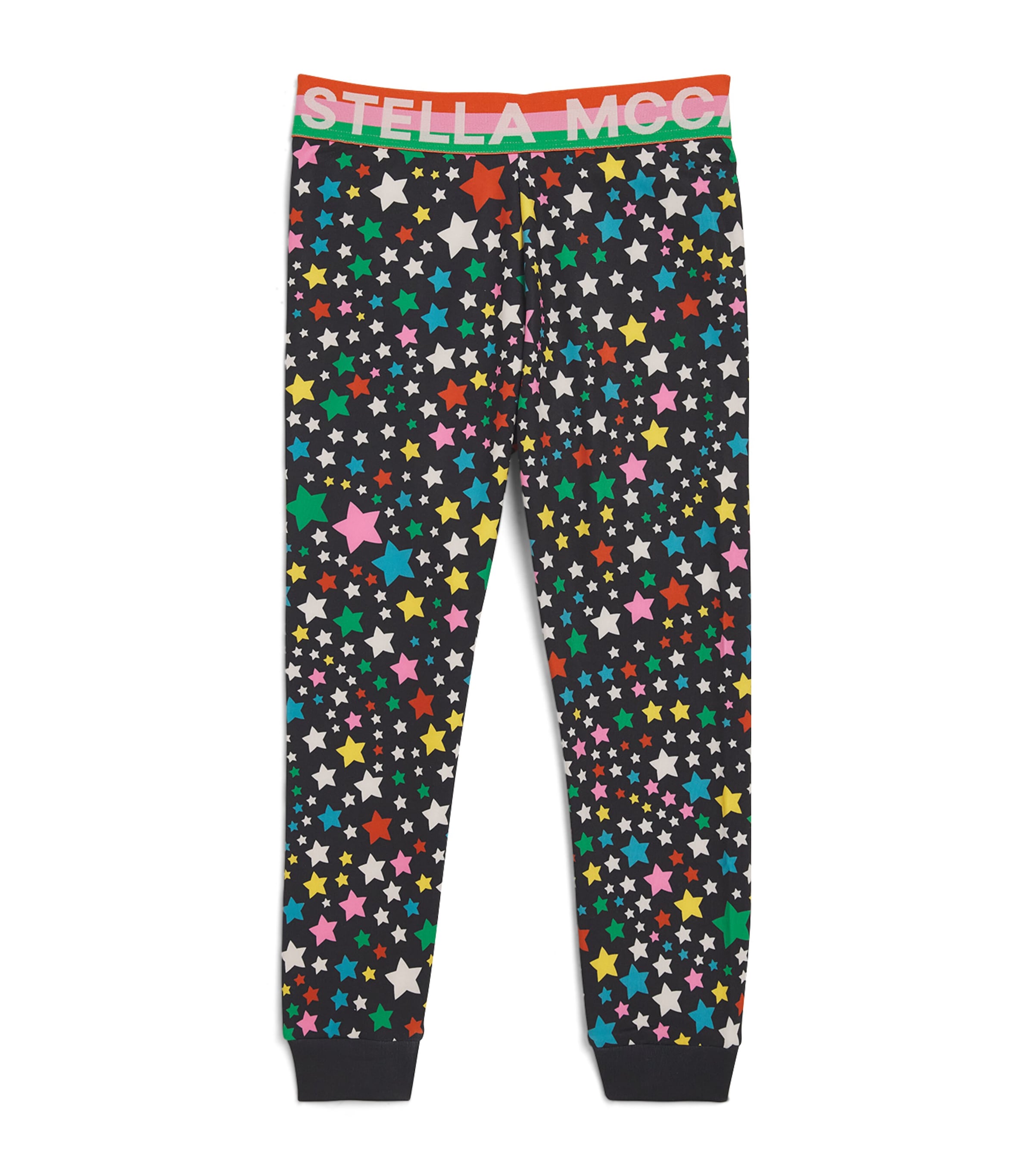 STELLA MCCARTNEY STAR PRINT LOGO LEGGINGS 