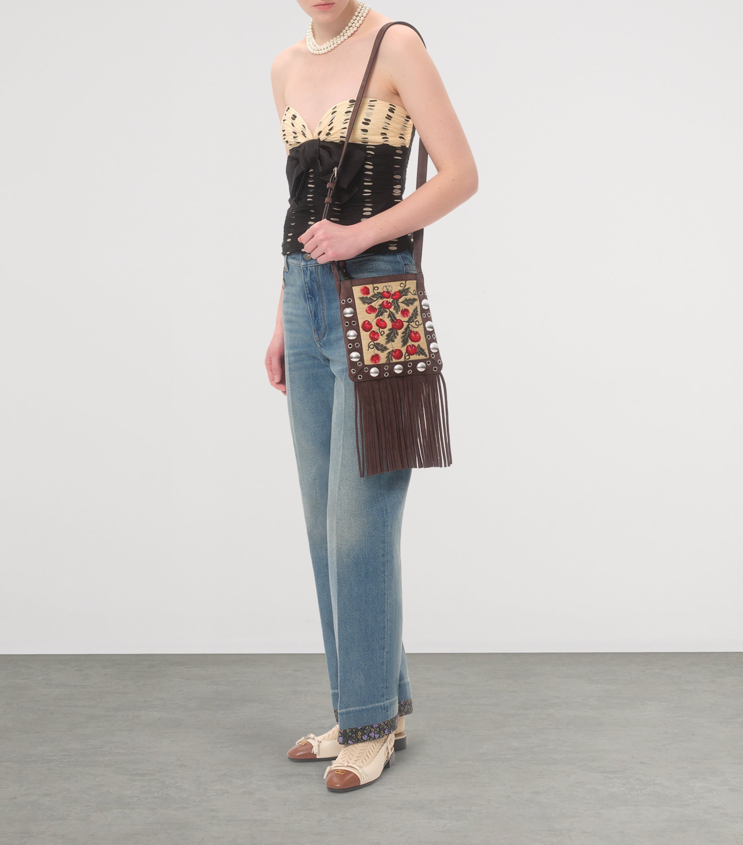 Leather Nellcote Cross-Body Bag AYG Image 2