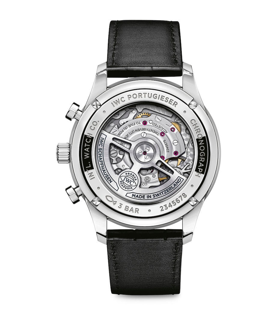 Stainless Steel Portugieser Chronograph Watch 41mm GREEN Image 4