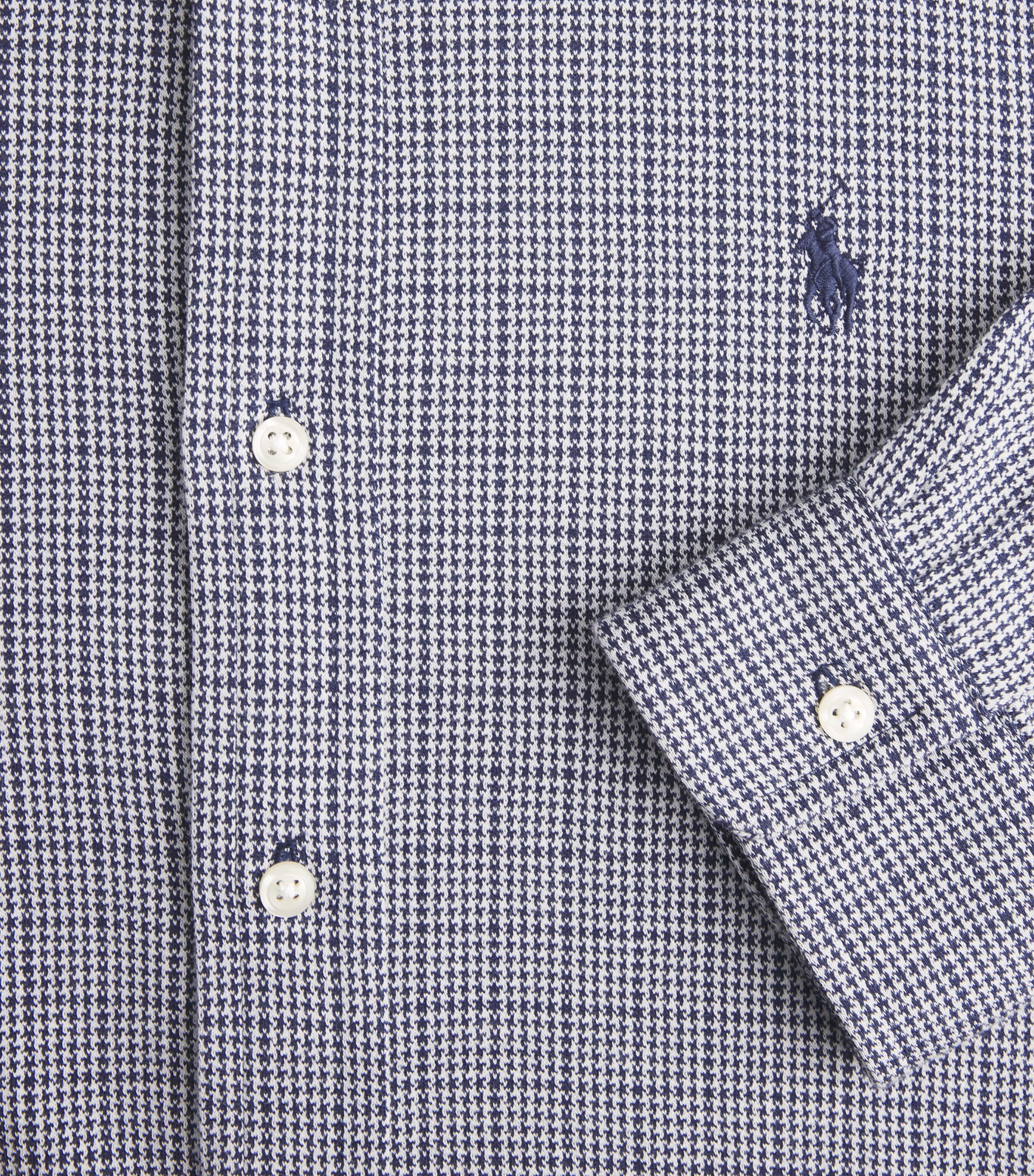 Polo Ralph Lauren Mens Glen Plaid Shirt Gln Pldnwprt Nvy/wht Image 6