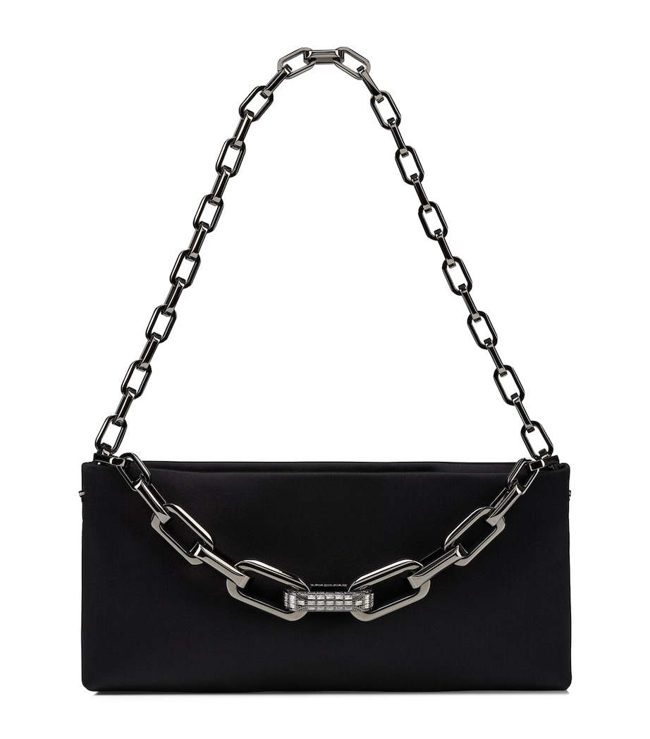 Maykimay Chain Silk Crepe Shoulder Bag BK01 Image 1