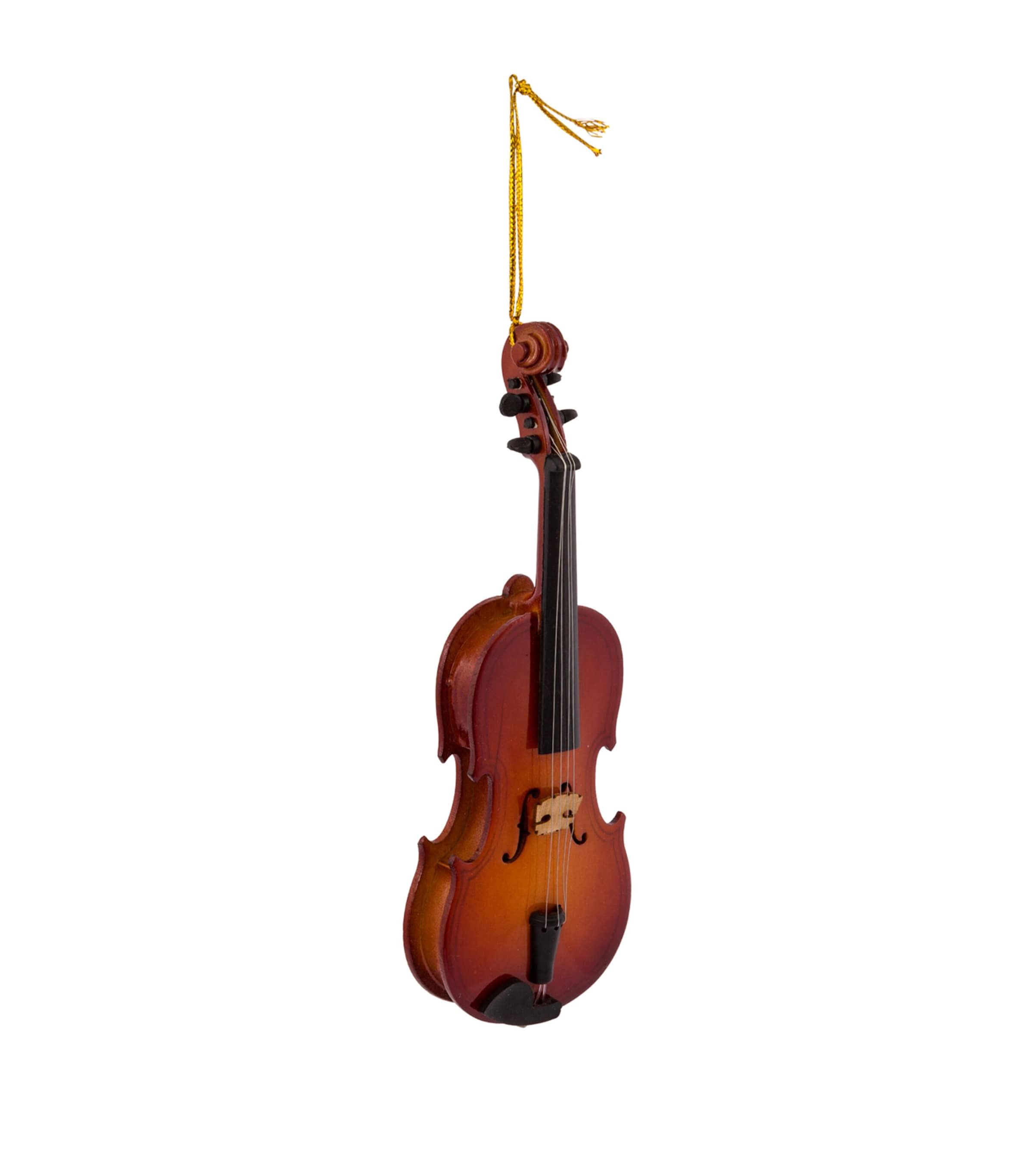 Kurt.S.Adler Wood Violin Tree Decoration Image 2