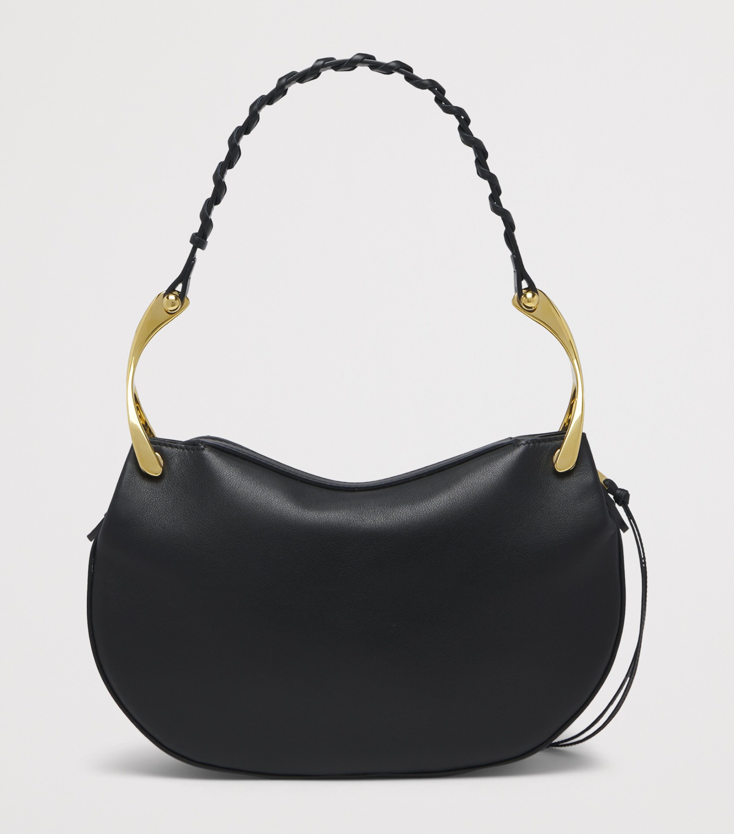 McQueen Leather Wishbone Top-Handle Bag Image 4