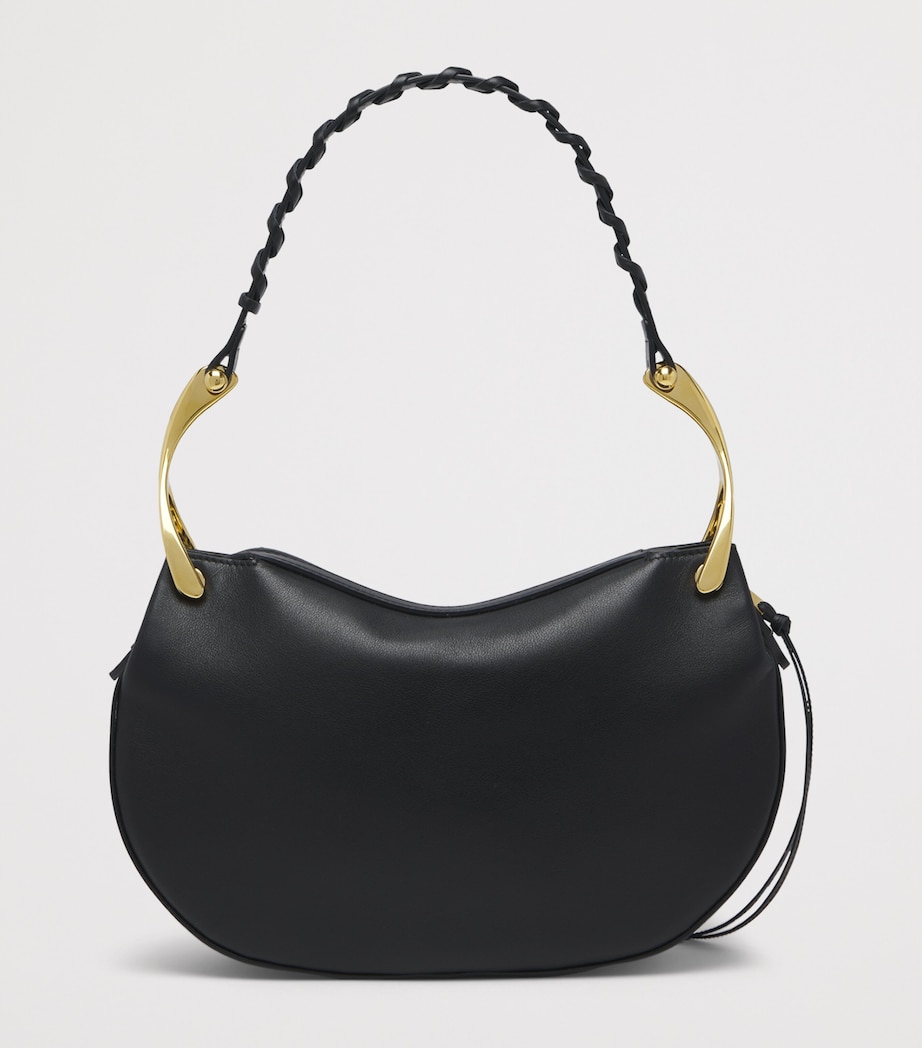 McQueen Leather Wishbone Top-Handle Bag Image 4