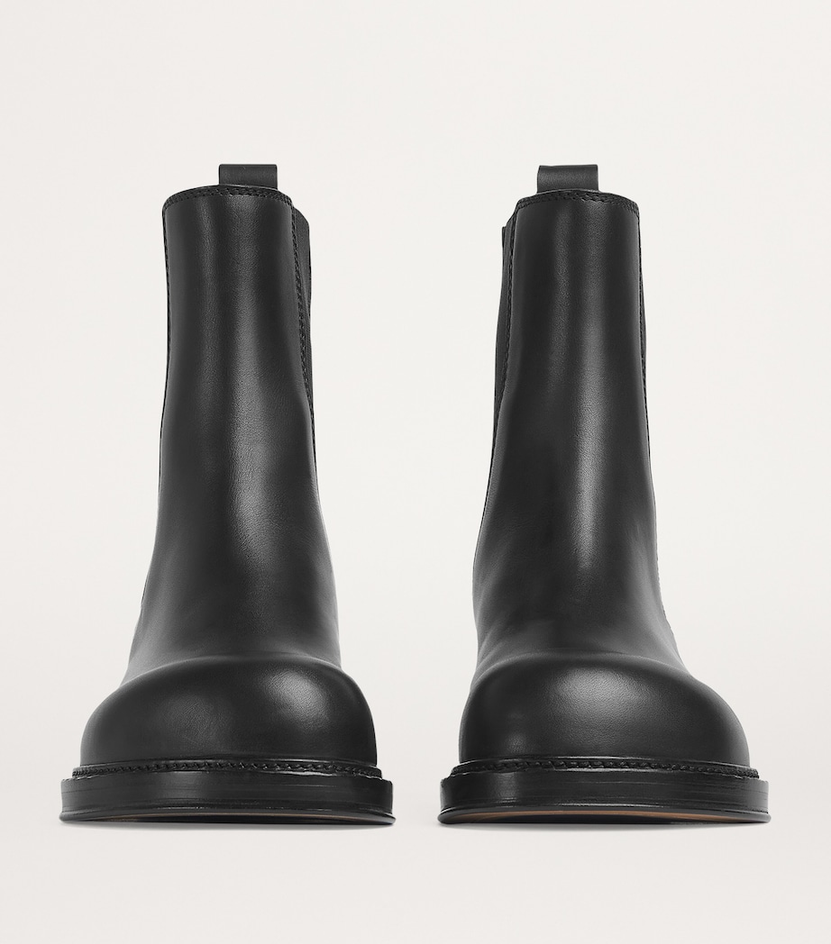 Bottega Veneta Leather Cliff Chelsea Boots Image 3