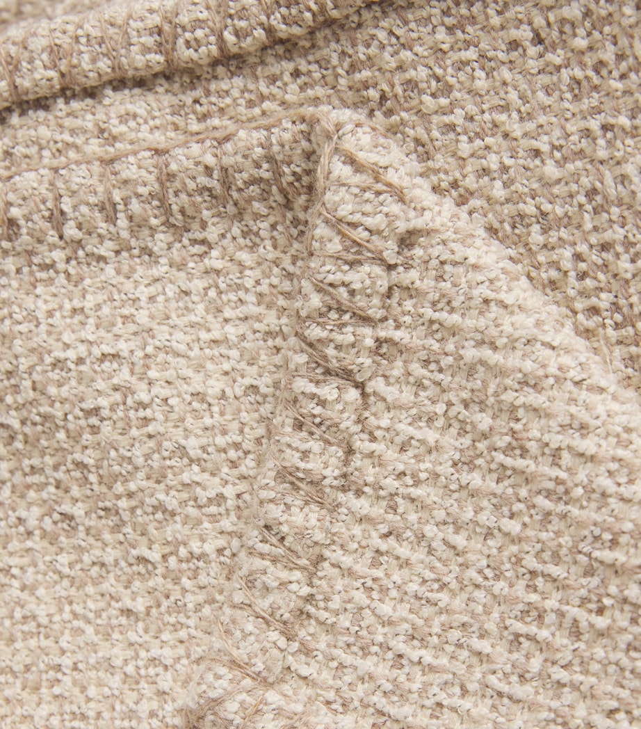 Textured Torcello Throw (310cm x 150cm) NEUTRAL Image 3