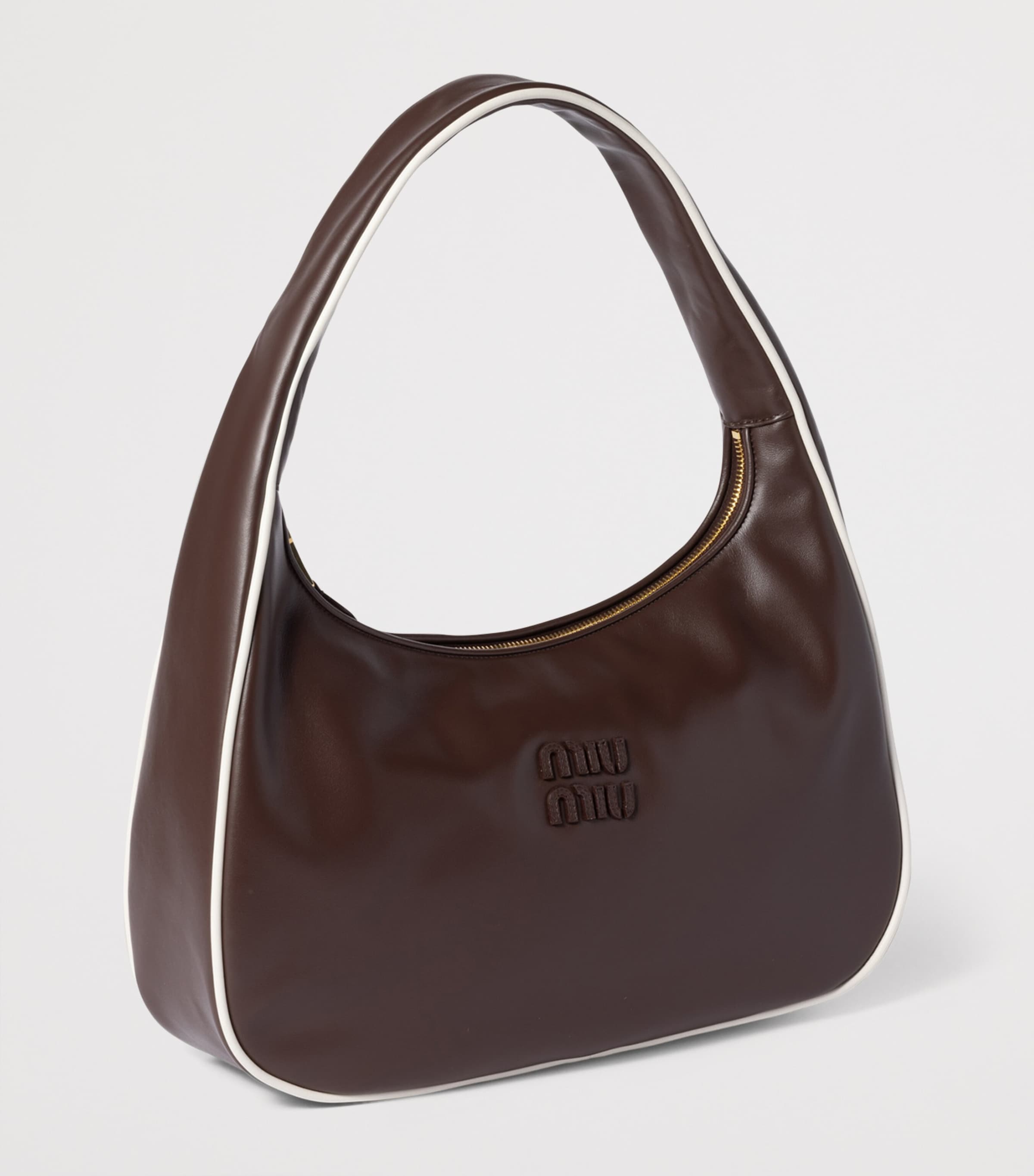 Miu Miu Leather Wander Shoulder Bag | Harrods UK