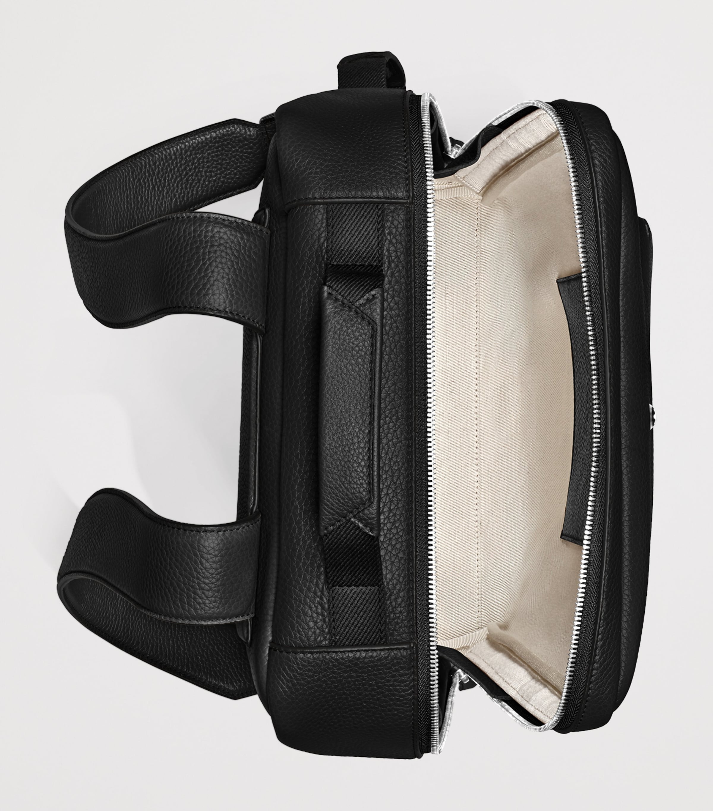 Montblanc Leather Companion Backpack Black Image 4