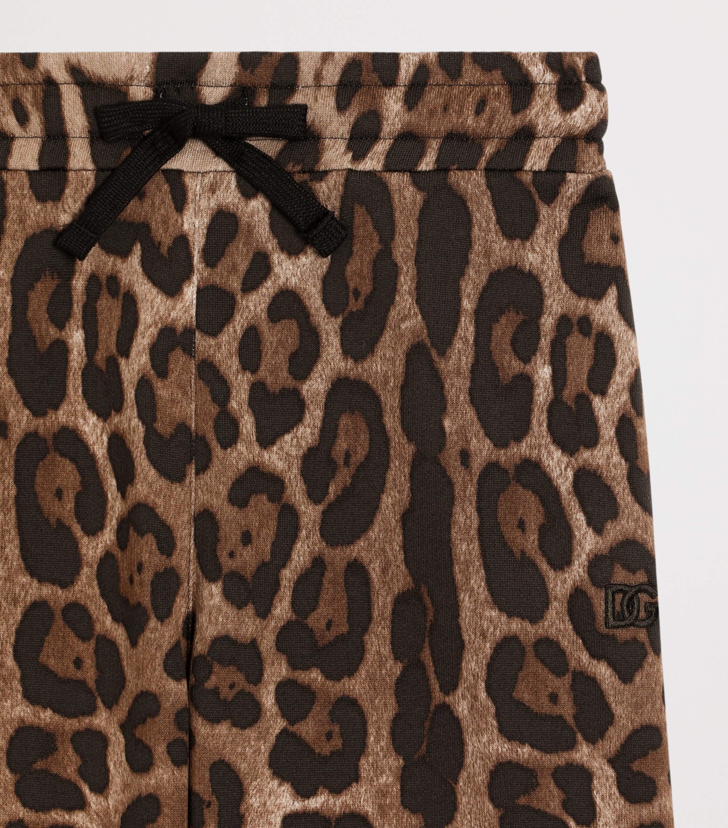 Dolce&Gabbana Kids Leopard Wide-Leg Trousers (8-12+ Years) Leo New Image 3