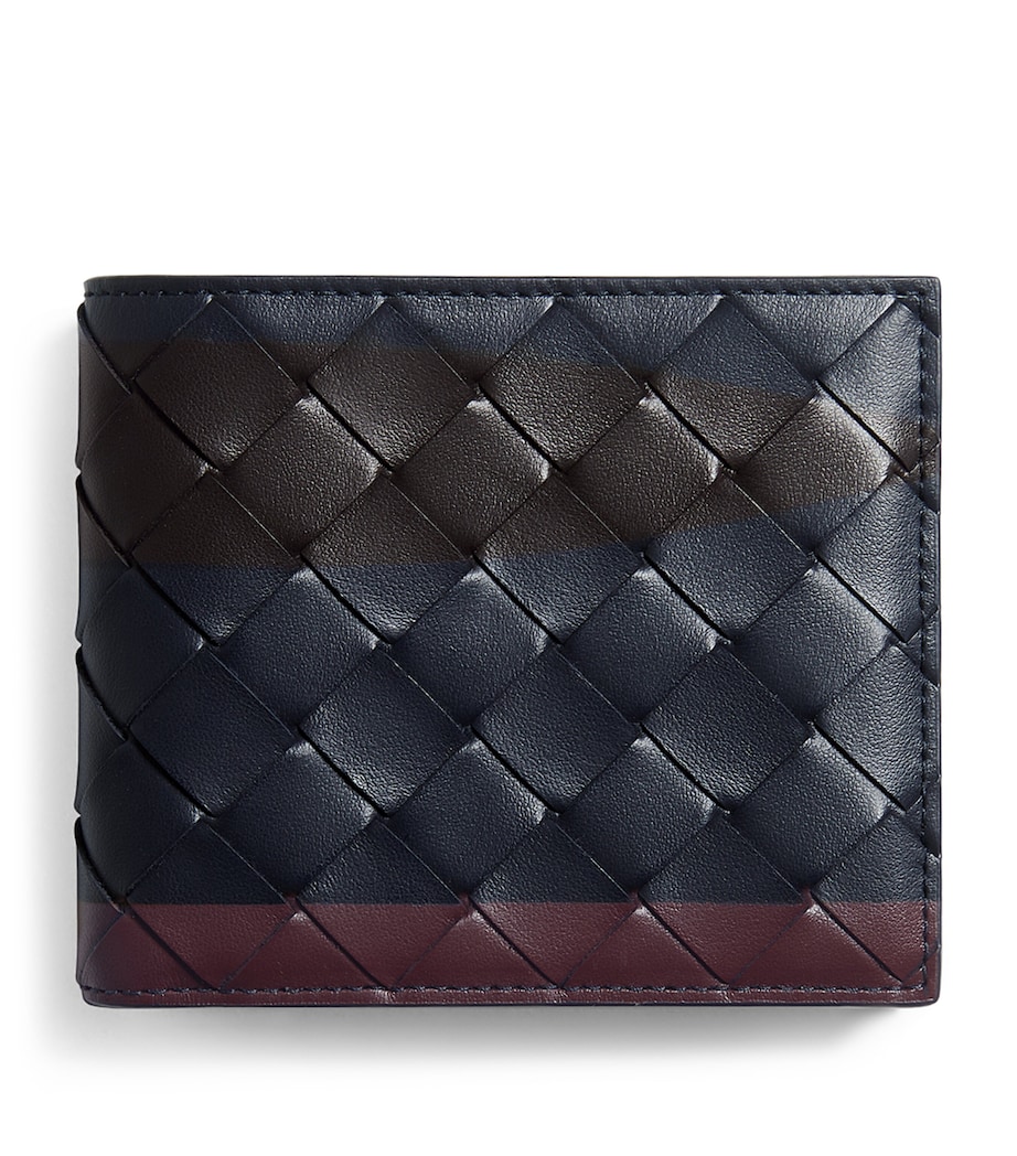 Bottega Veneta Leather Intrecciato Bifold Wallet Image 1