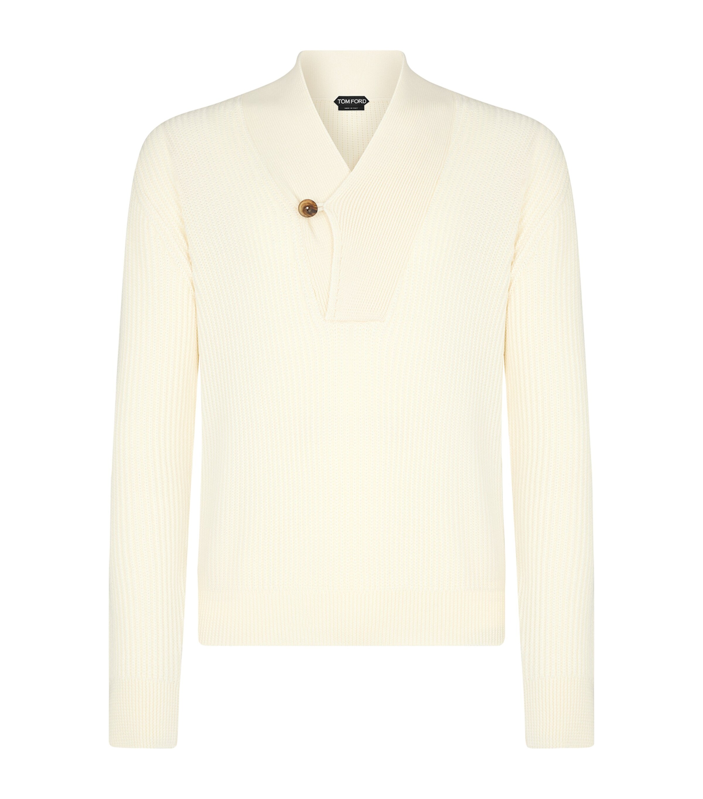 TOM FORD Wool-Silk Ribbed Sweater | Men Clothing | Workwear | Knitwear | Jumpers | Designers | Tom Ford