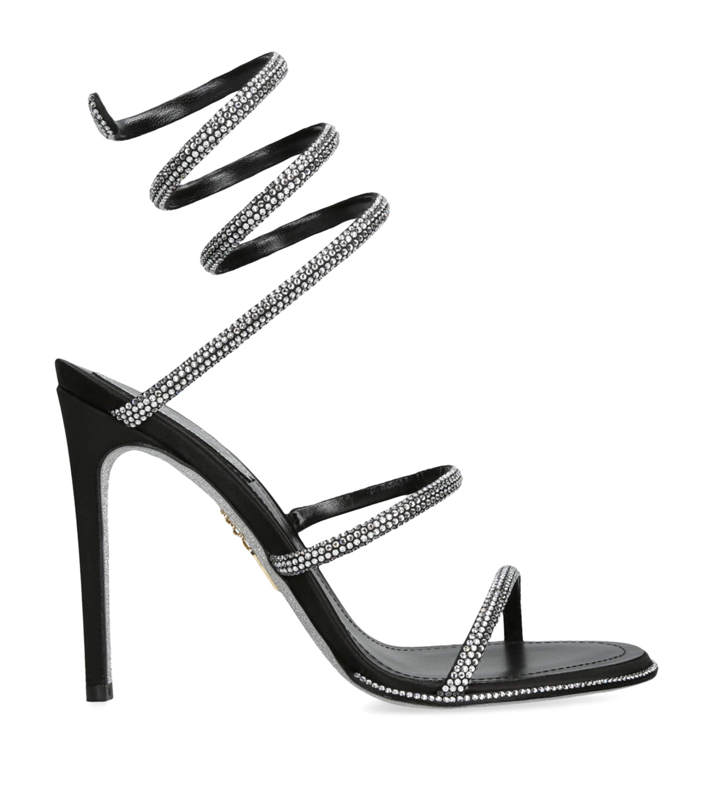René Caovilla Embellished Cleo Sandals 105 | Women Shoes | Heels | Sandals | Designers | René Caovilla