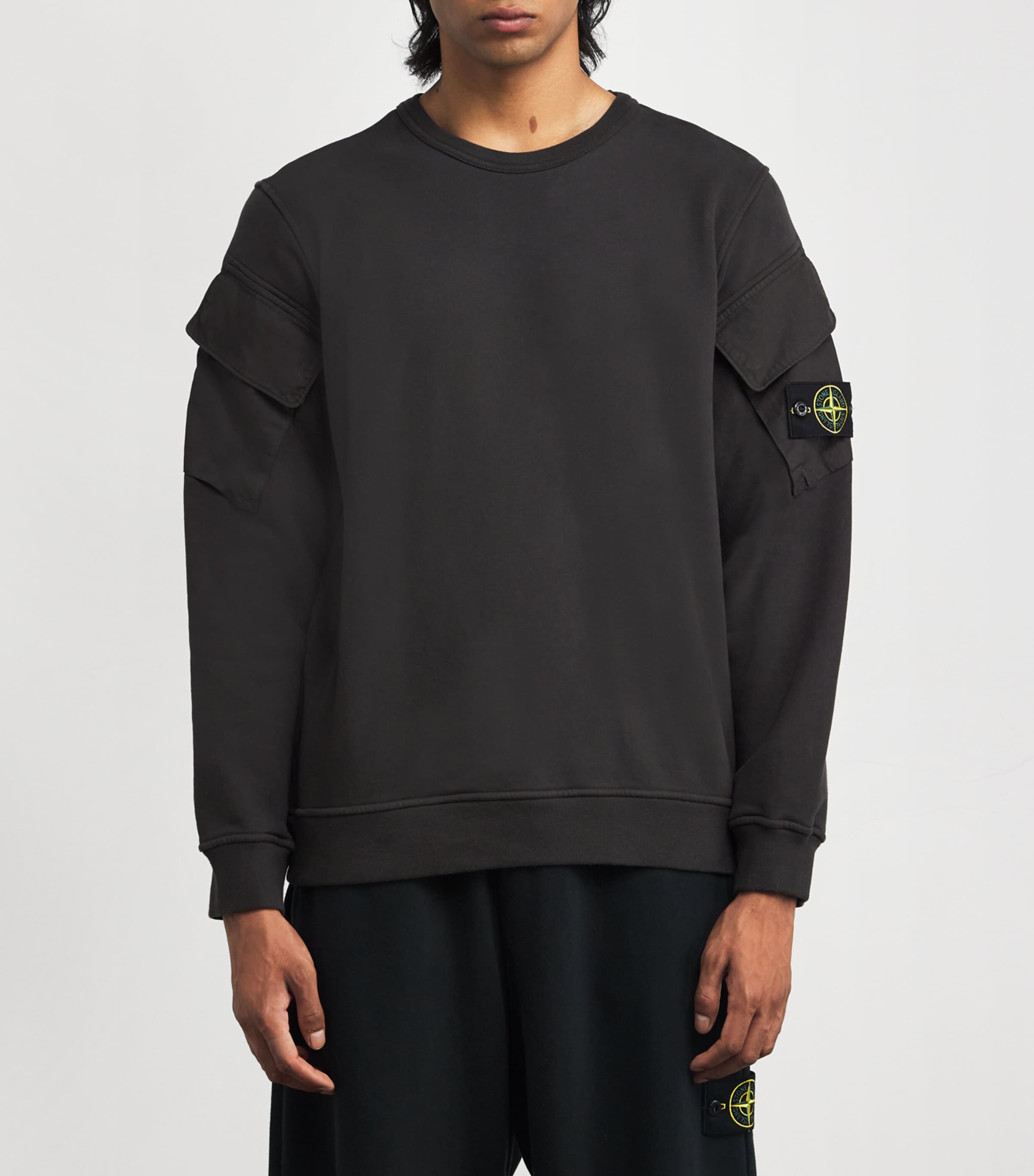 Organic Cotton Utility-Pocket Sweatshirt V0062 Image 3