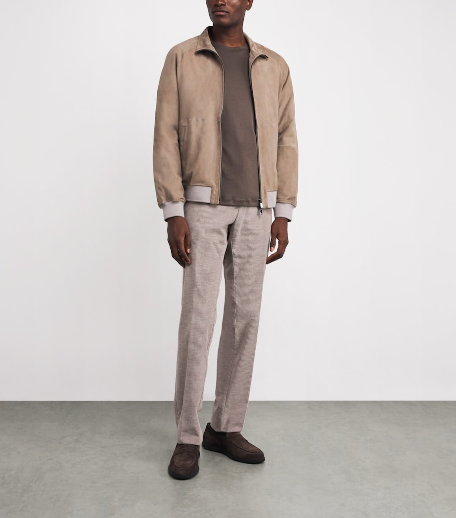 Supima Cotton Embroidered Fin T-Shirt 365 TORTORA MELANGE Image 2