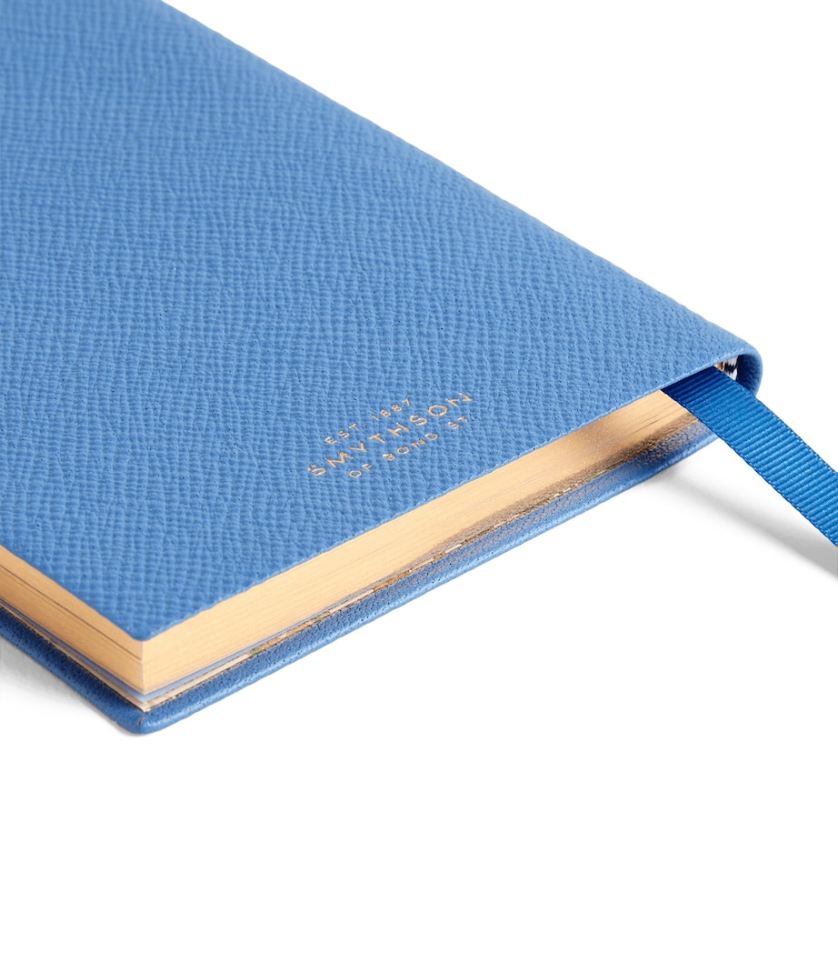 Smythson x Peter Rabbit Panama Leather Notebook Nile Blue Image 5