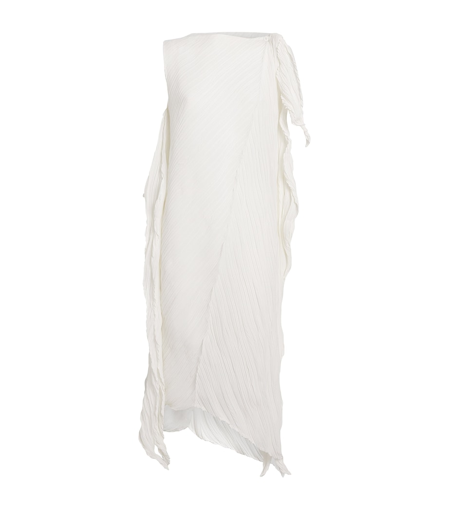 Wrinkled and Twisted Midi Dress 05 Image 1