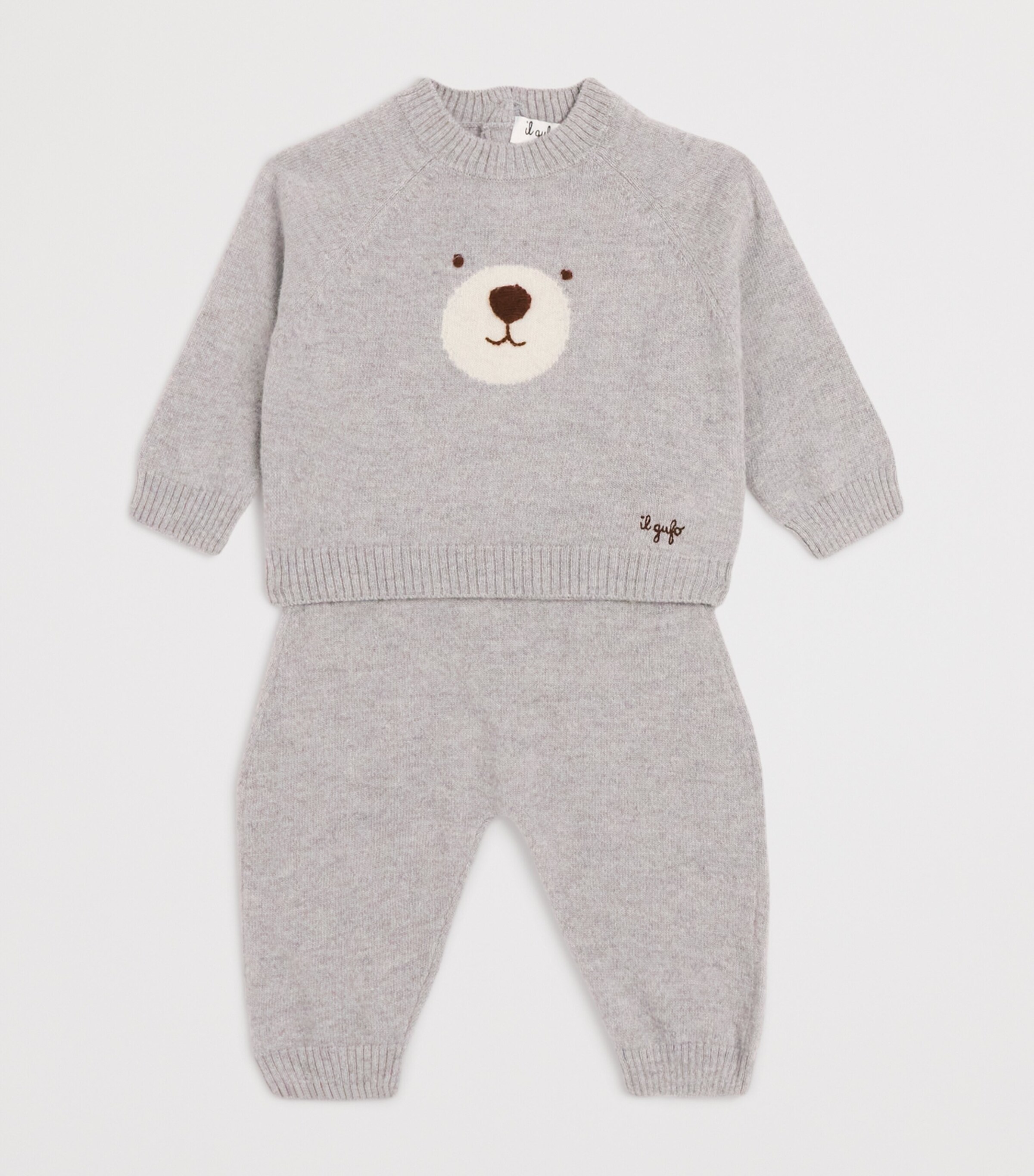 Wool Bear Sweater and Sweatpants Set (6-36 Months) 072 Image 3