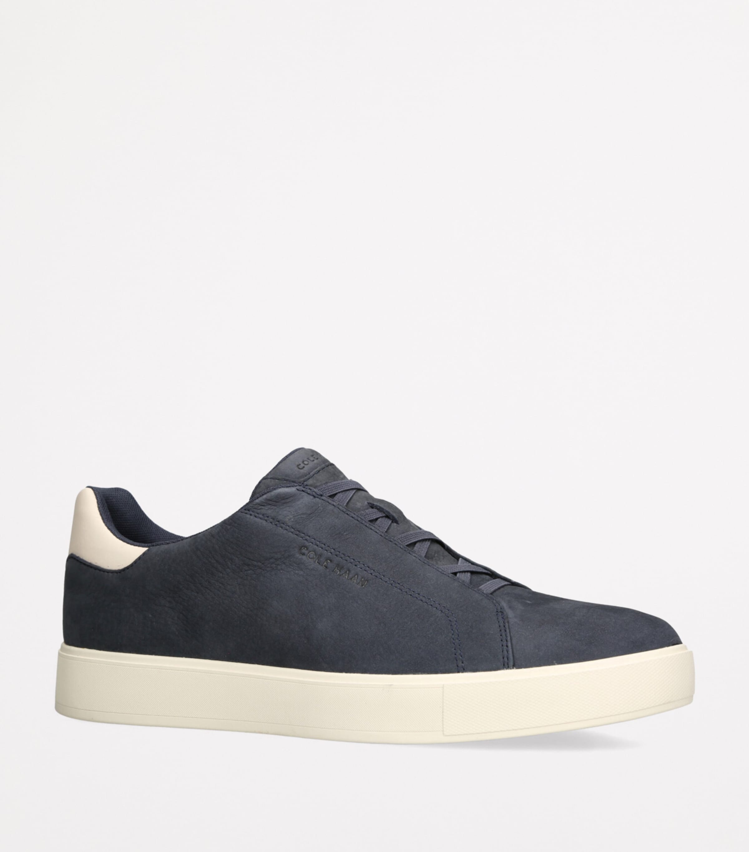 Suede GrandPrø Low-Top Sneakers NAVY Image 3