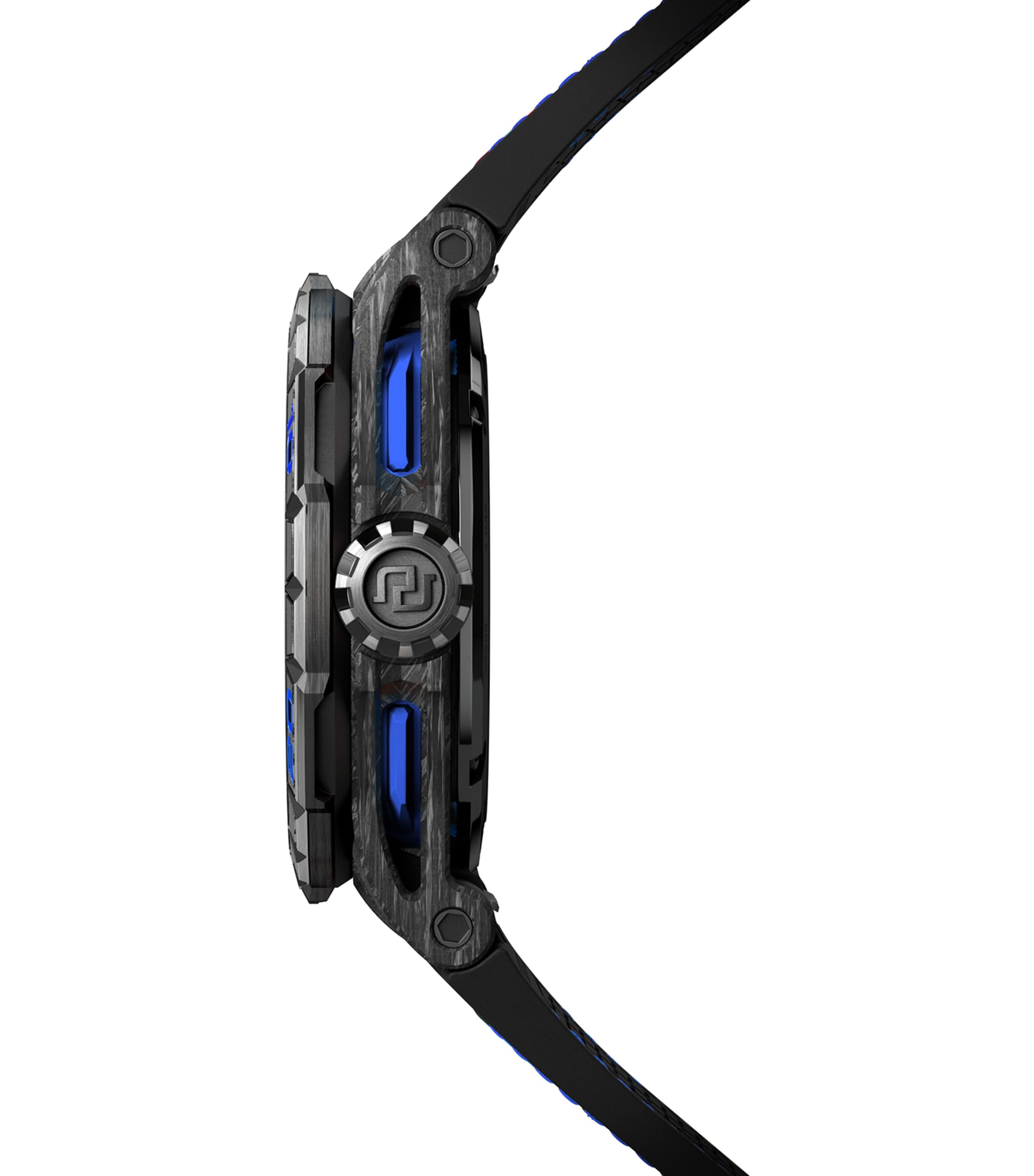 Carbon Excalibur Spider Huracan Sterrato MB Watch 45mm BLUE Image 2