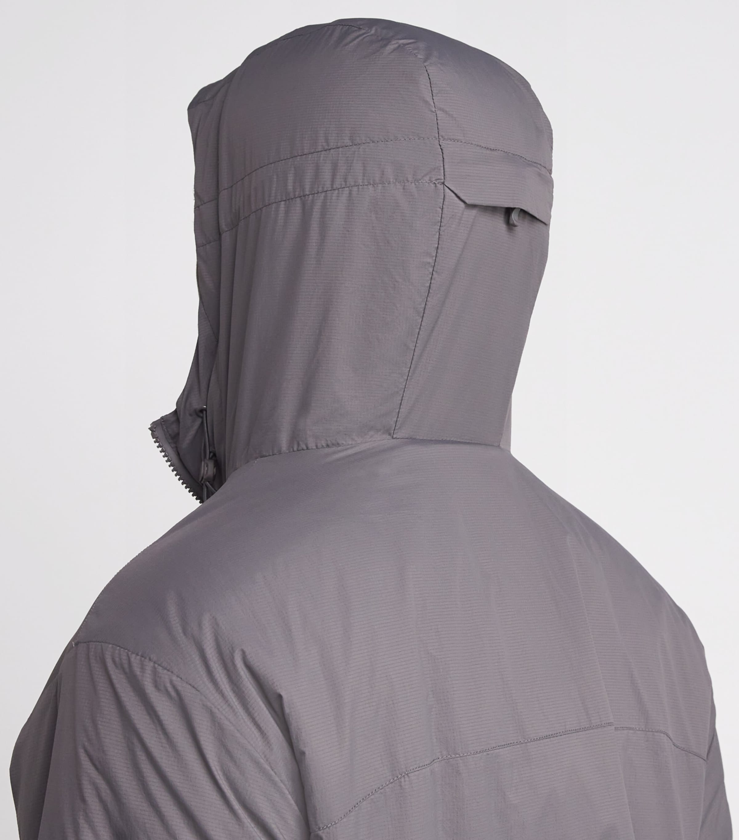 Panelled Insulated Jacket STEEL Image 6