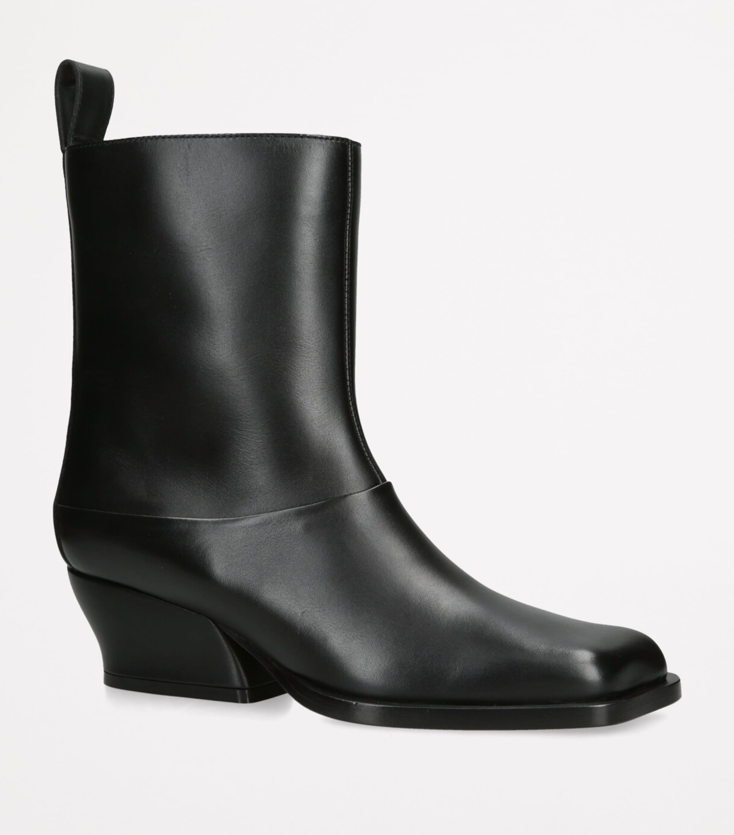 LOEWE Leather Onda Ankle Boots 45 Black Image 3