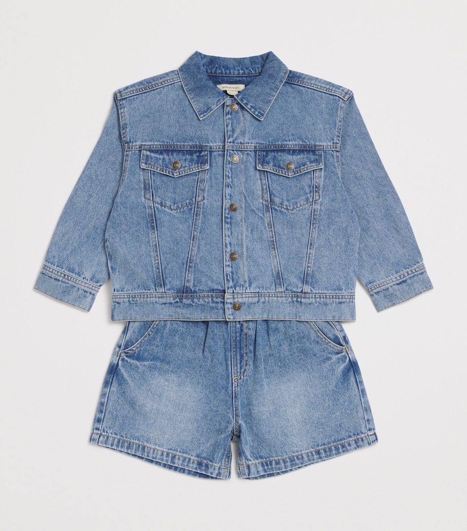 KONGES SLOJD Magot Denim Shorts (9 Months-10 Years) Denim Image 3