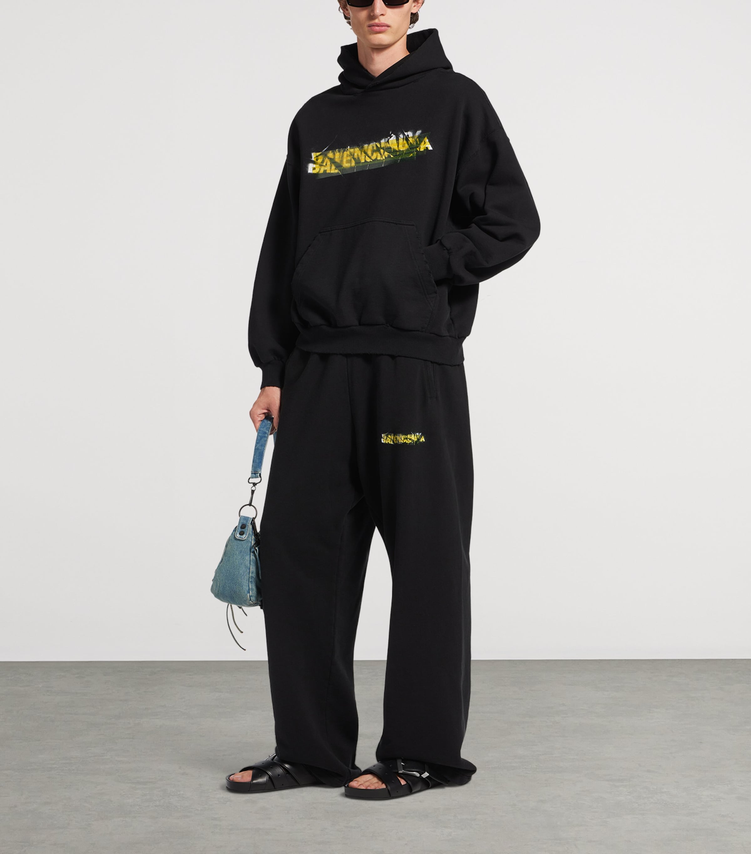 Balenciaga Calfskin Belt Mules Image 2